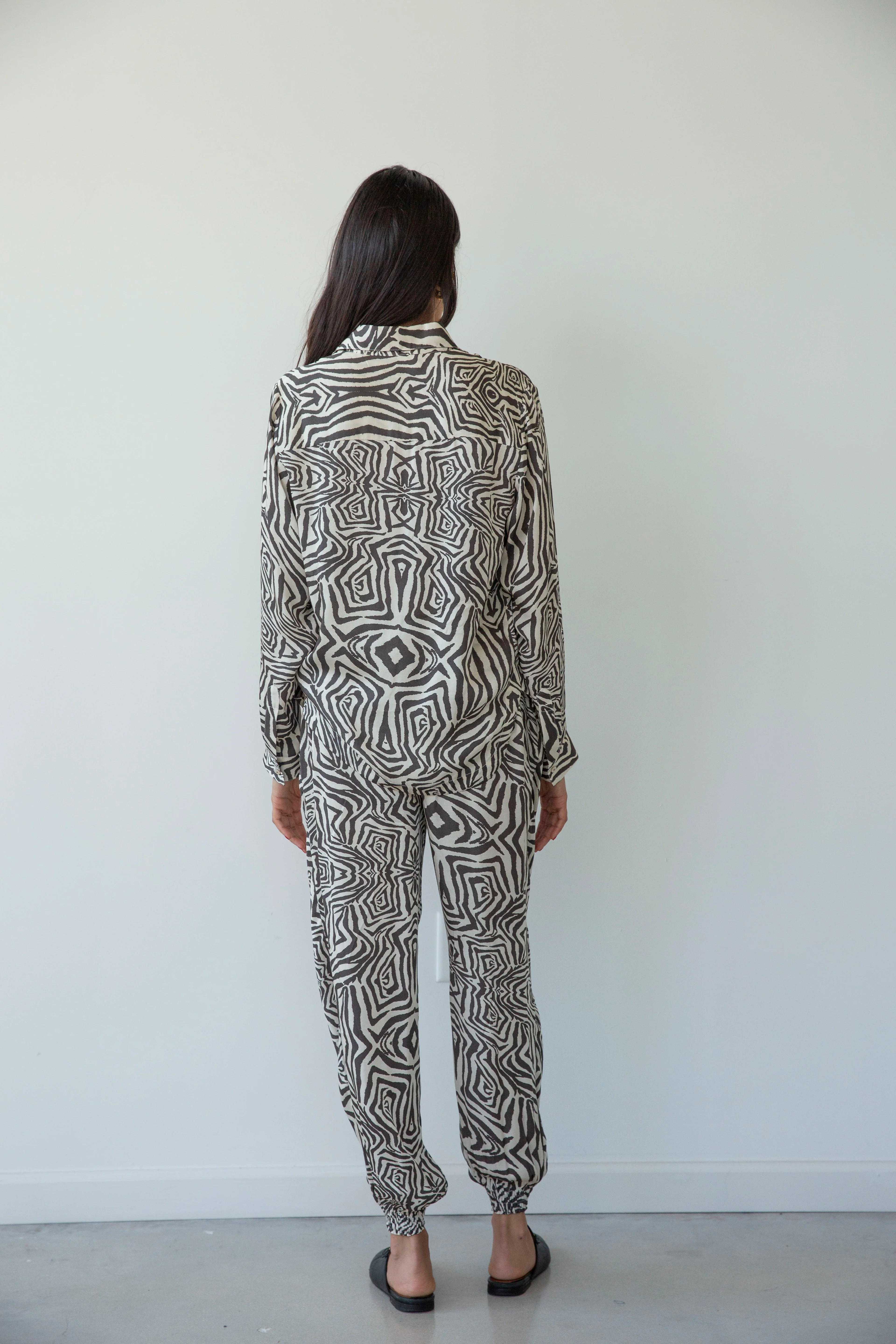 Genie Pants Zebra Black Cream (Final Sale) - Image 4