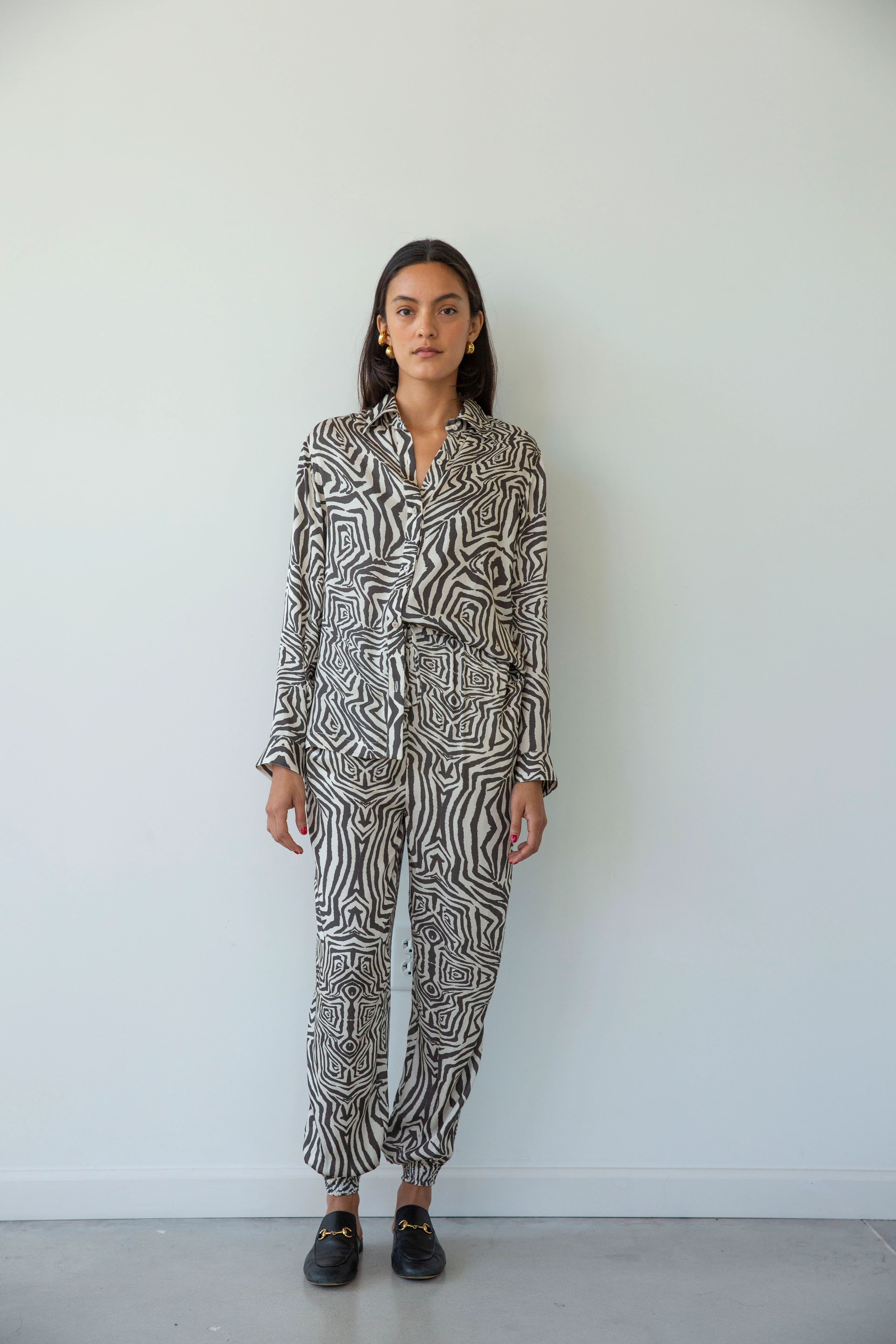 Genie Pants Zebra Black Cream (Final Sale) - Image 2