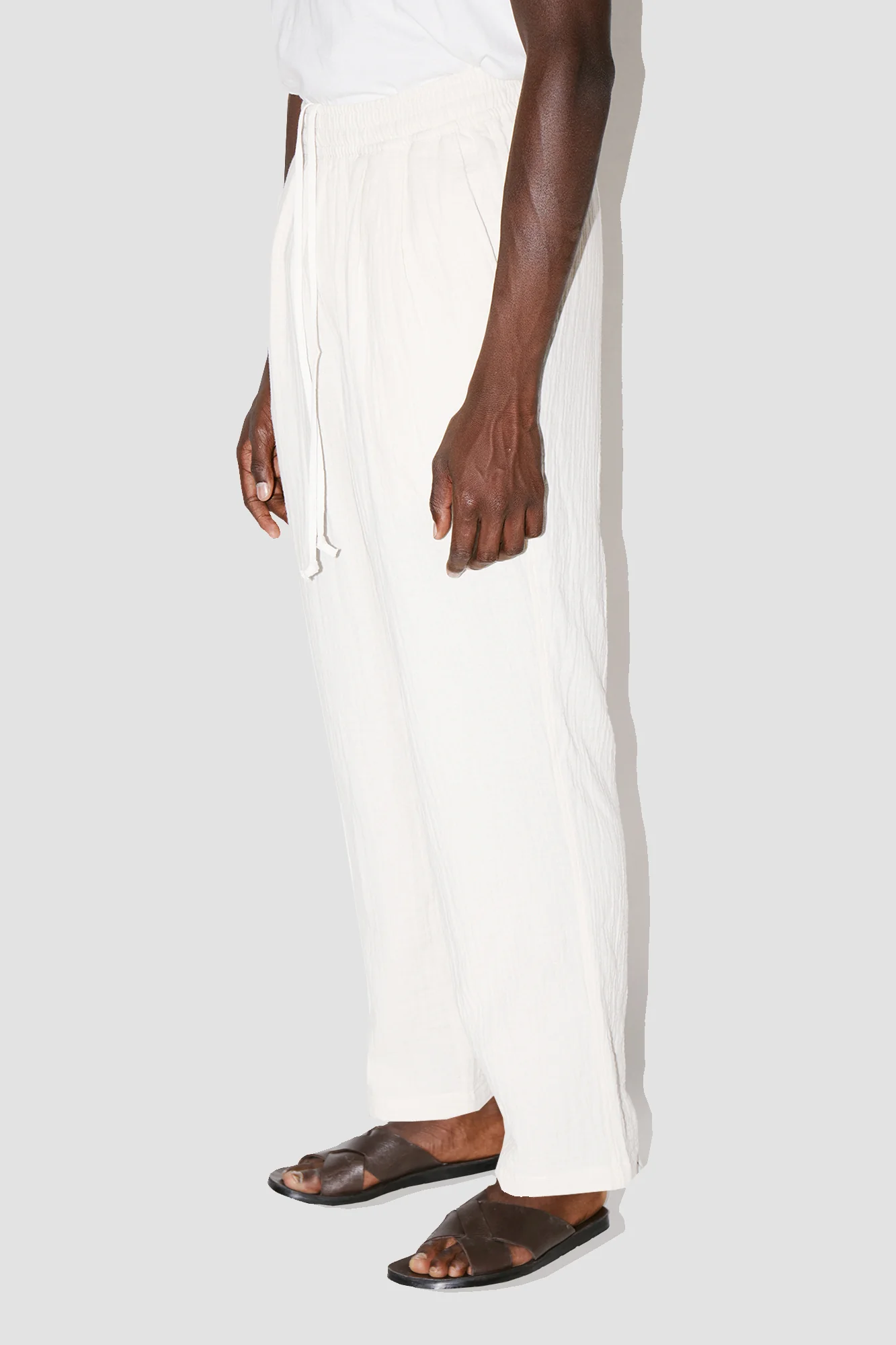 Chill Lounge Pants Angel Weave Ivory - Image 3