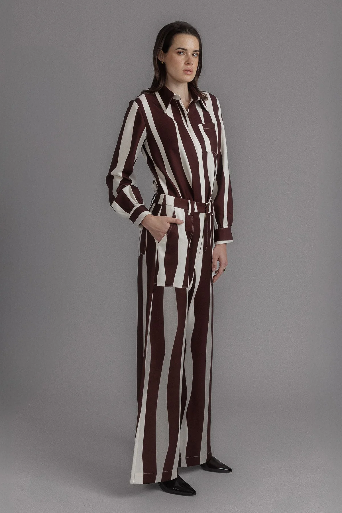 Chocolate Long Sleeve Shirt Print - Image 5