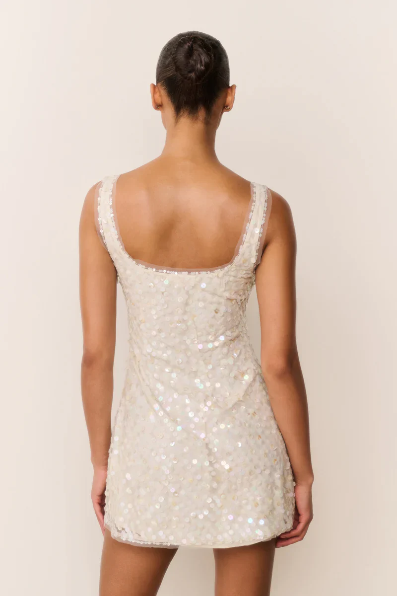 Ciris Shell Bead Mini Dress - Image 5
