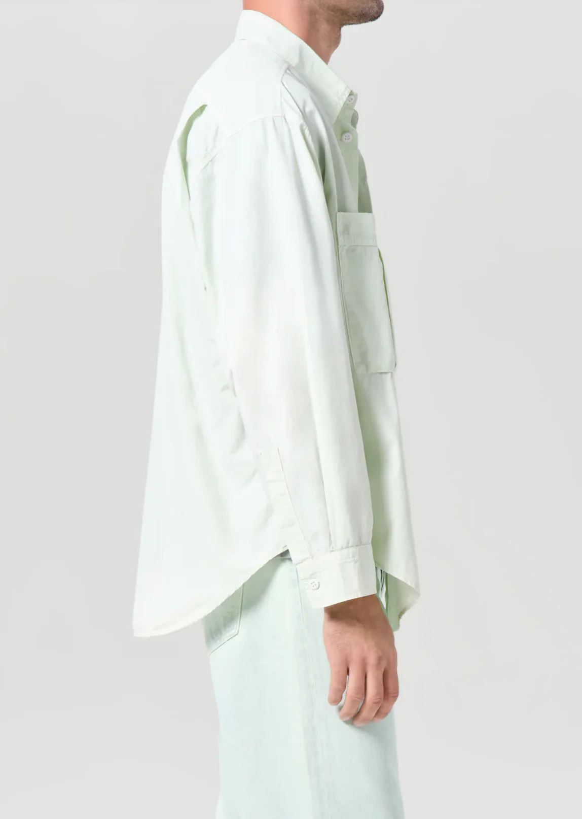 Clark Shirt Mint Cream - Image 4
