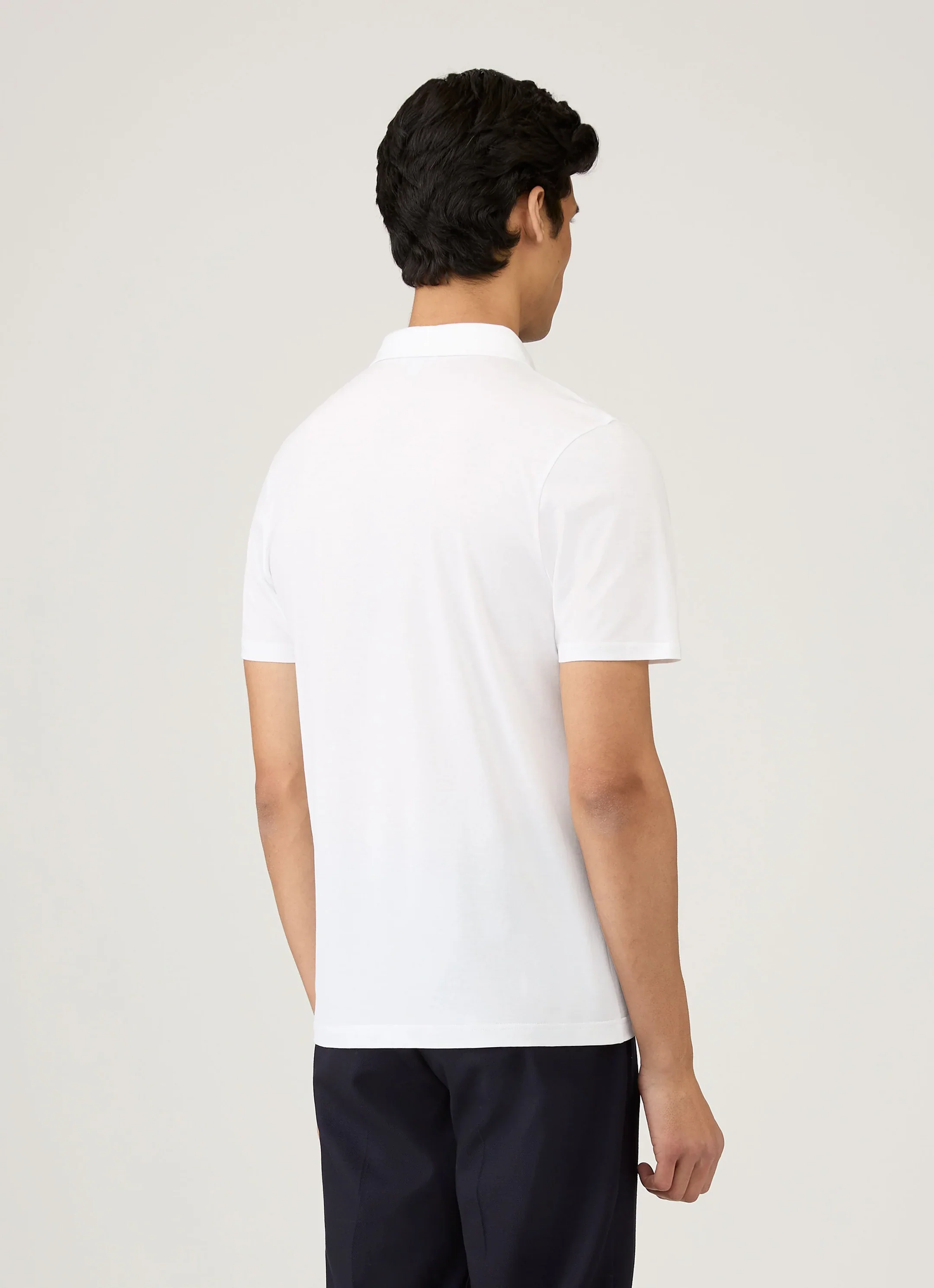 Classic Jersey Polo Shirt - Image 3