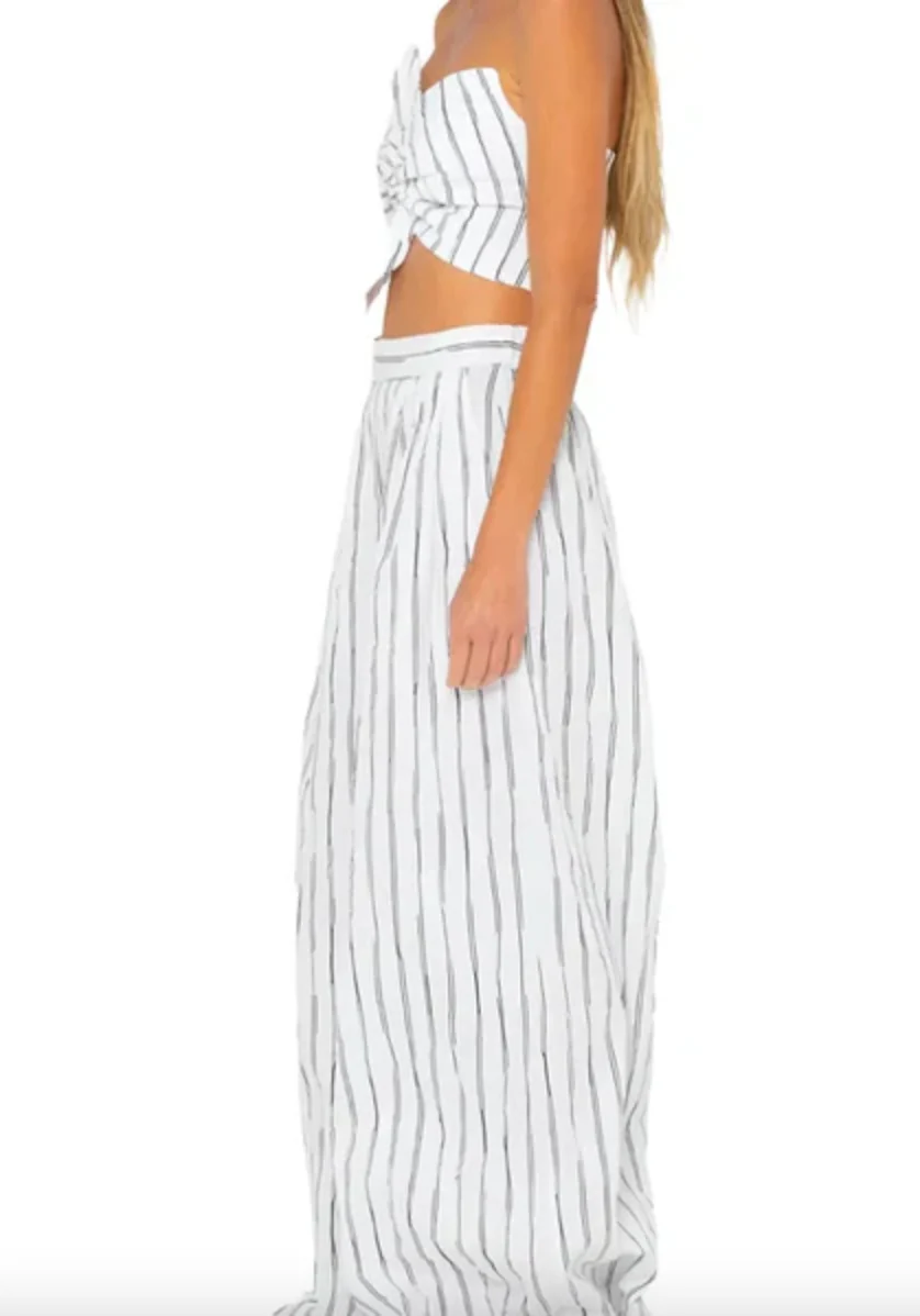 Clementine Top Black-White Stripe (Final Sale) - Image 3