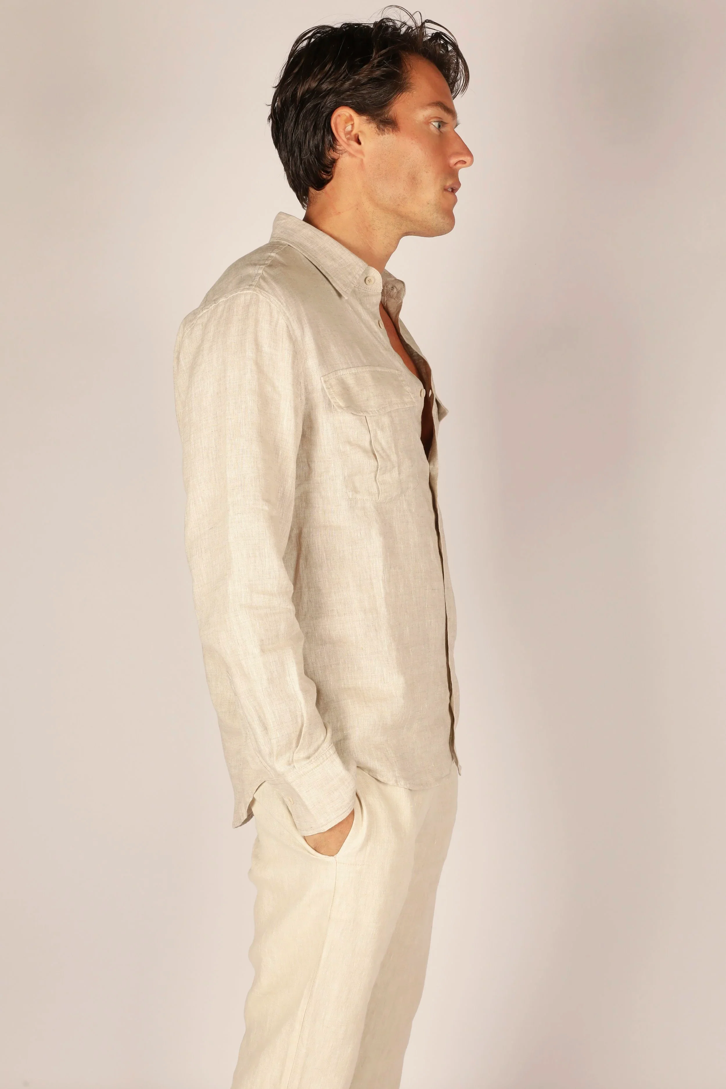 Conrad Shirt Sand - Image 2