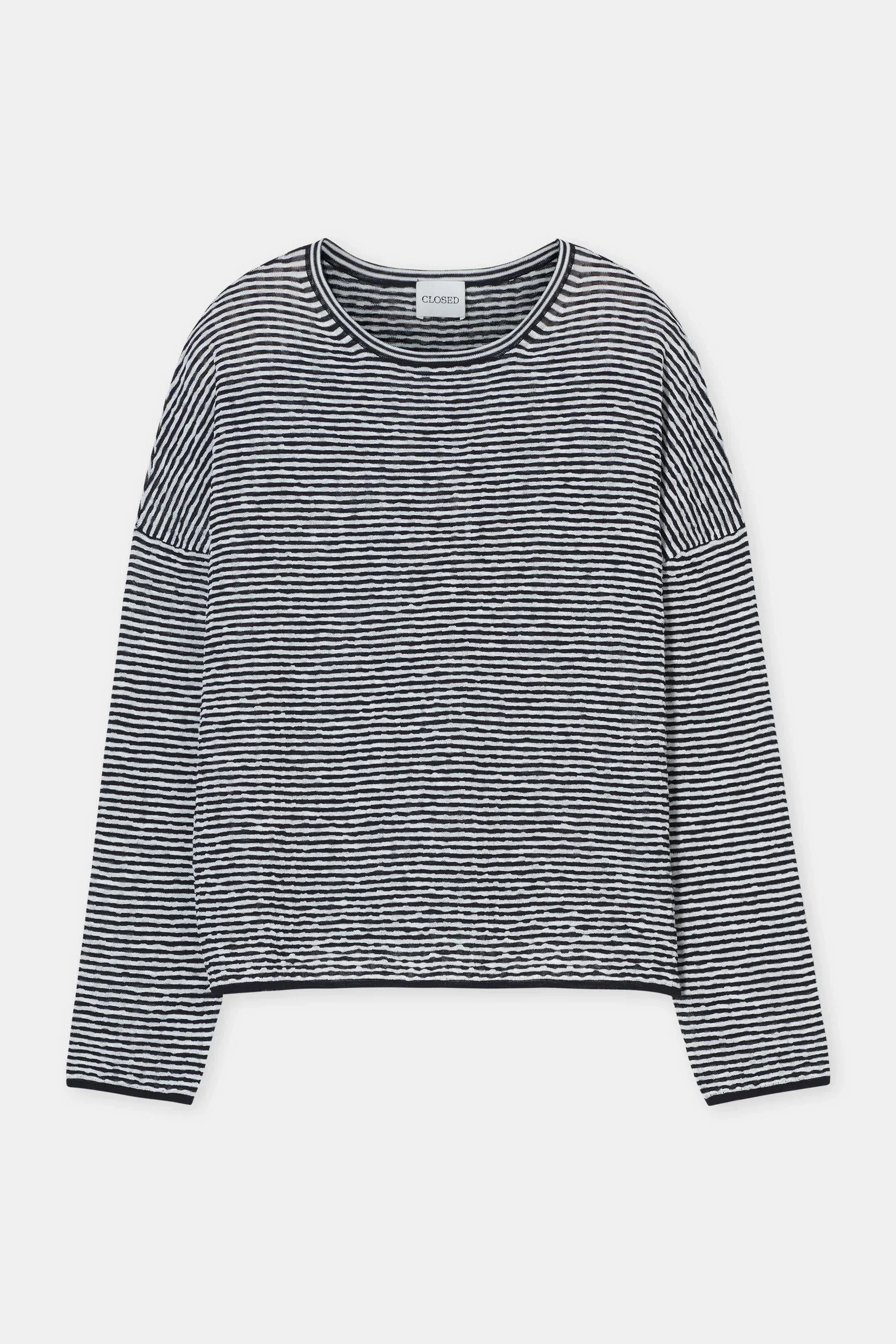 Longsleeve Shirt in Seersucker Knit - Image 4