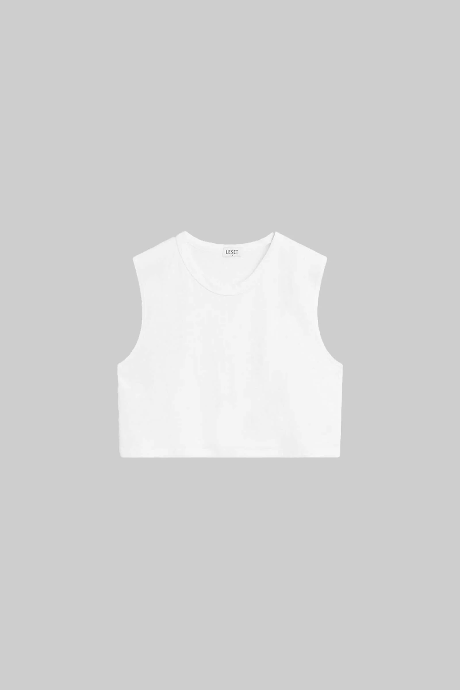 Crop Sleeve Margo in White - Image 6