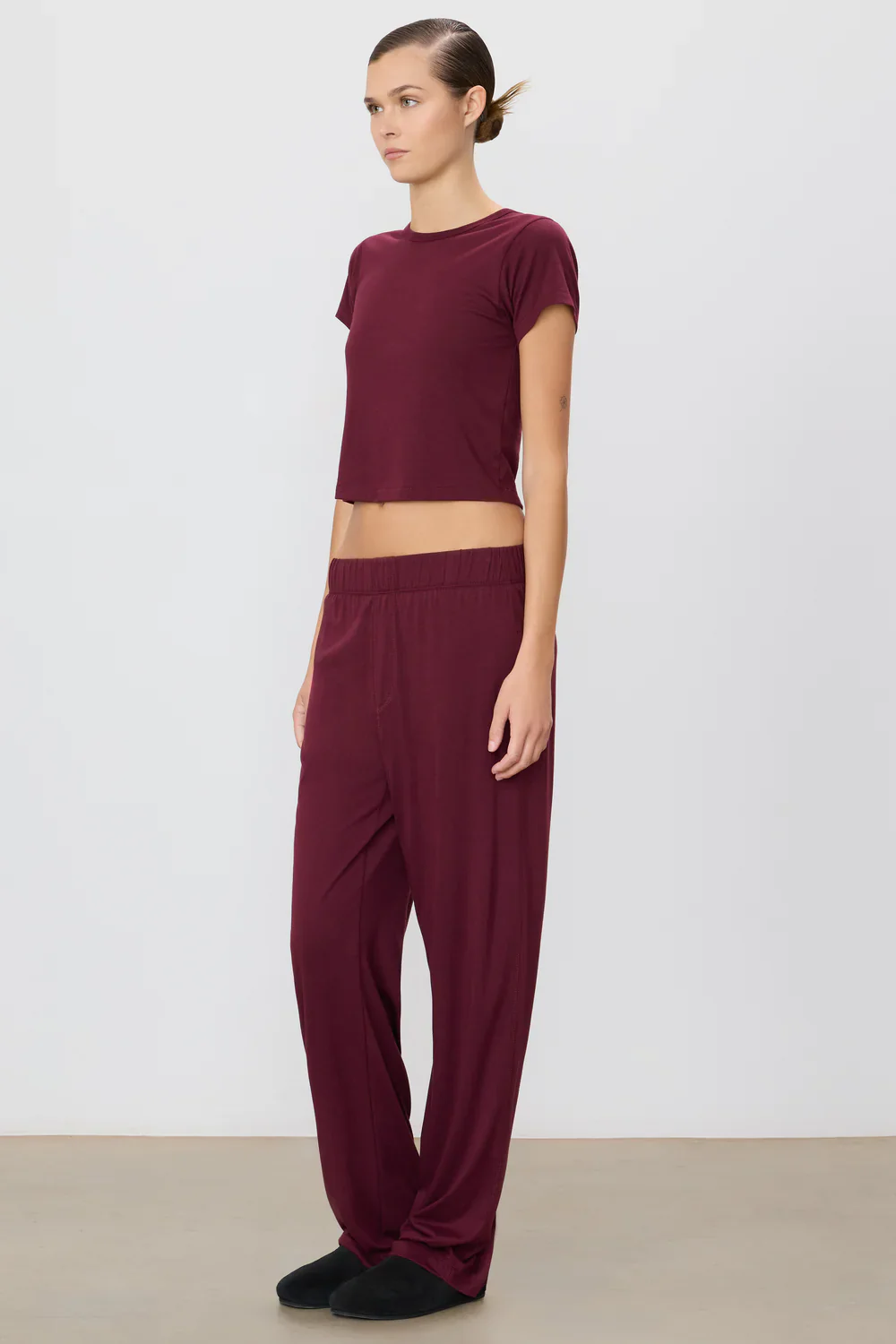 Lounge Pant Oxblood - Image 3