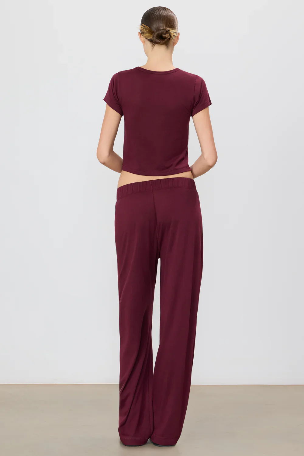Lounge Pant Oxblood - Image 4