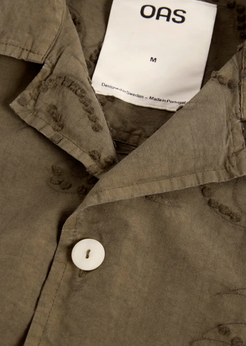 Cuba Cotton Shirt Brown - Image 3