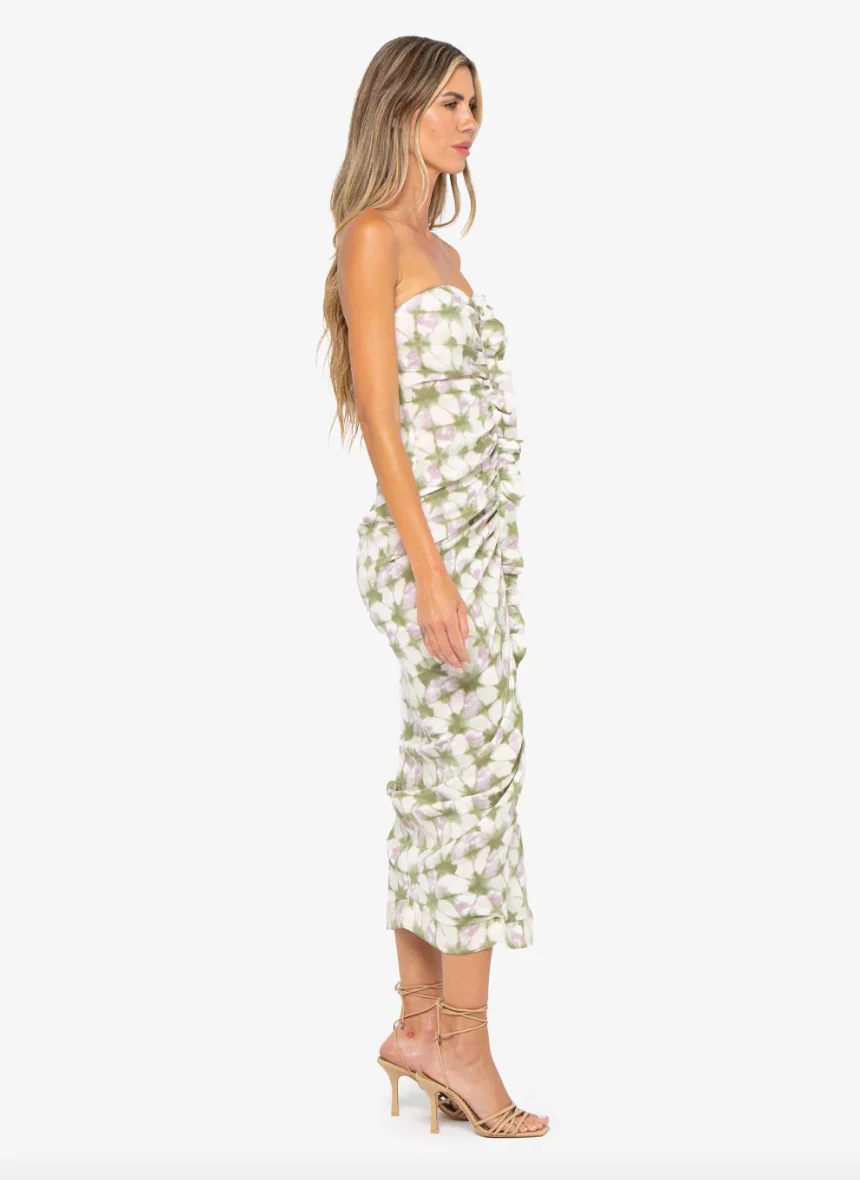 Cyrus Double Gauze Dress in Lilac Vine (Final Sale) - Image 4