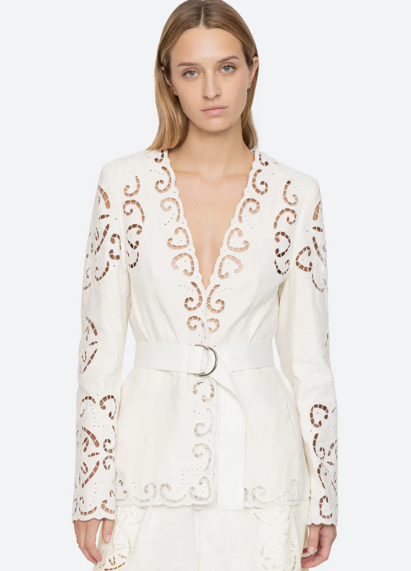 Dahlia Eyelet Blazer - Image 7