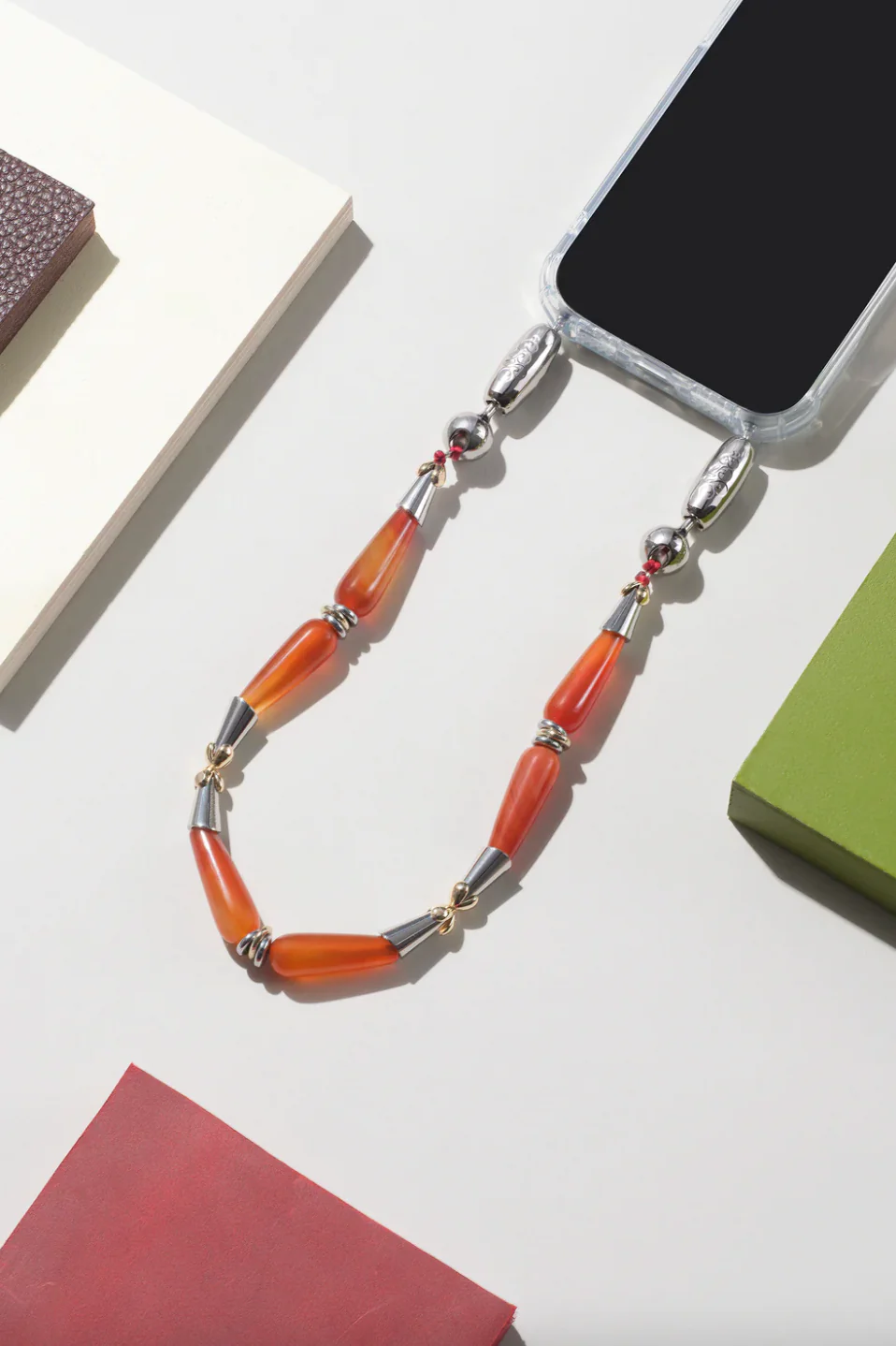 Deco Wristlet Red Agate - Image 3