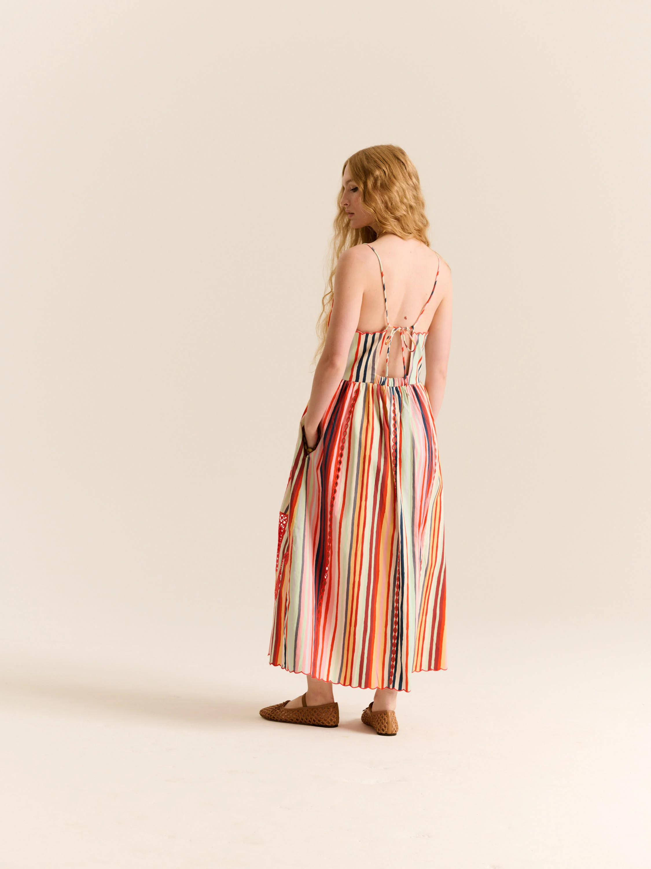 Della Dress Multi Stripes - Image 2