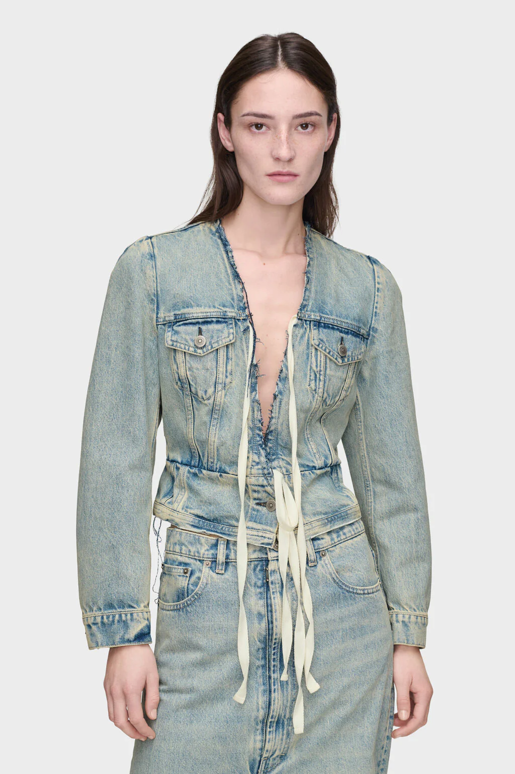 Denim Jacket Light Blue - Image 2