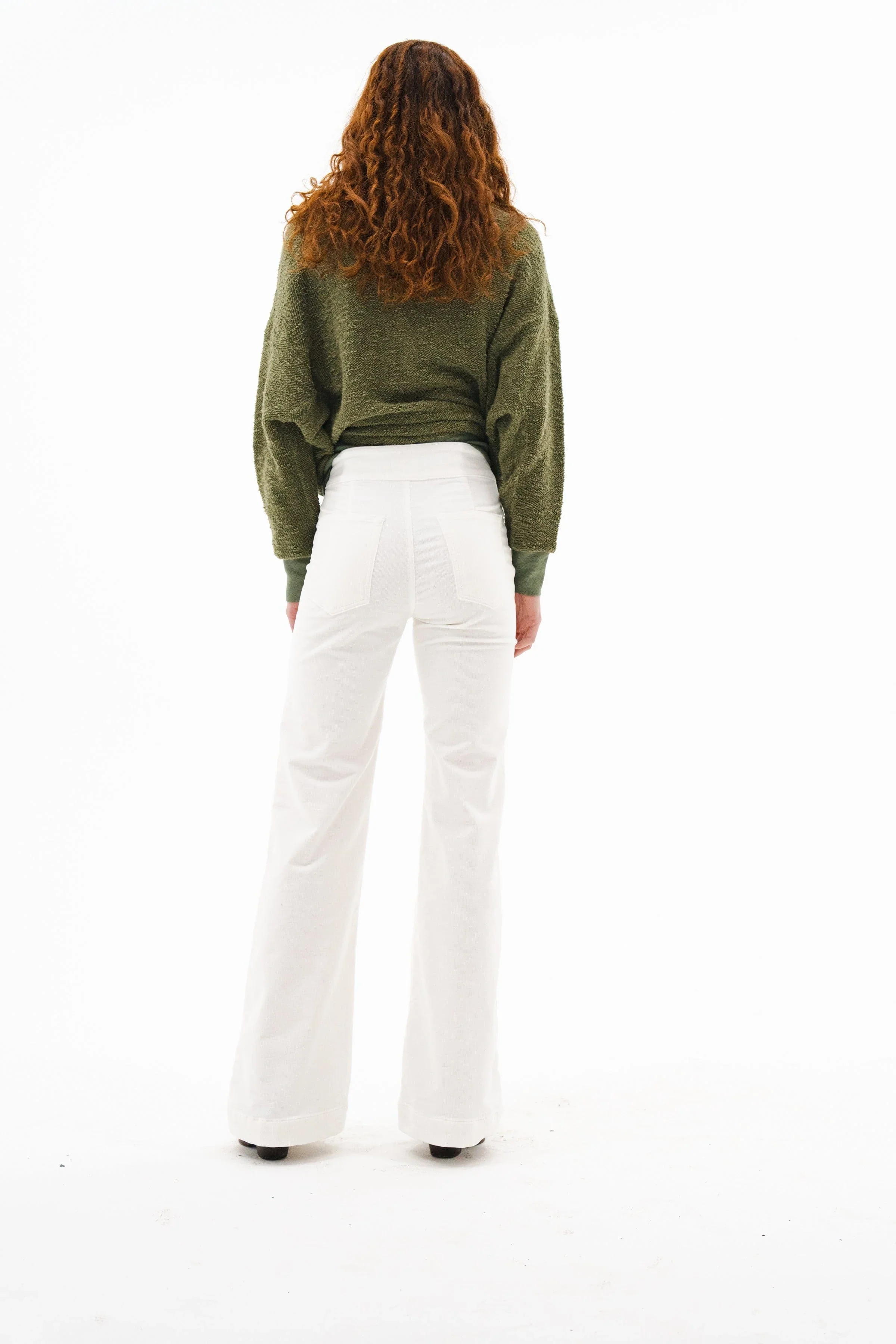 Brighton Wide Leg Cord Eggshell - Image 4