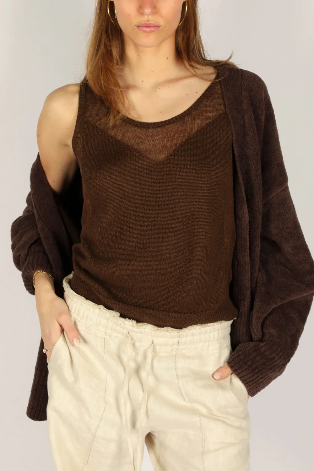 Domenica Top Brown - Image 2