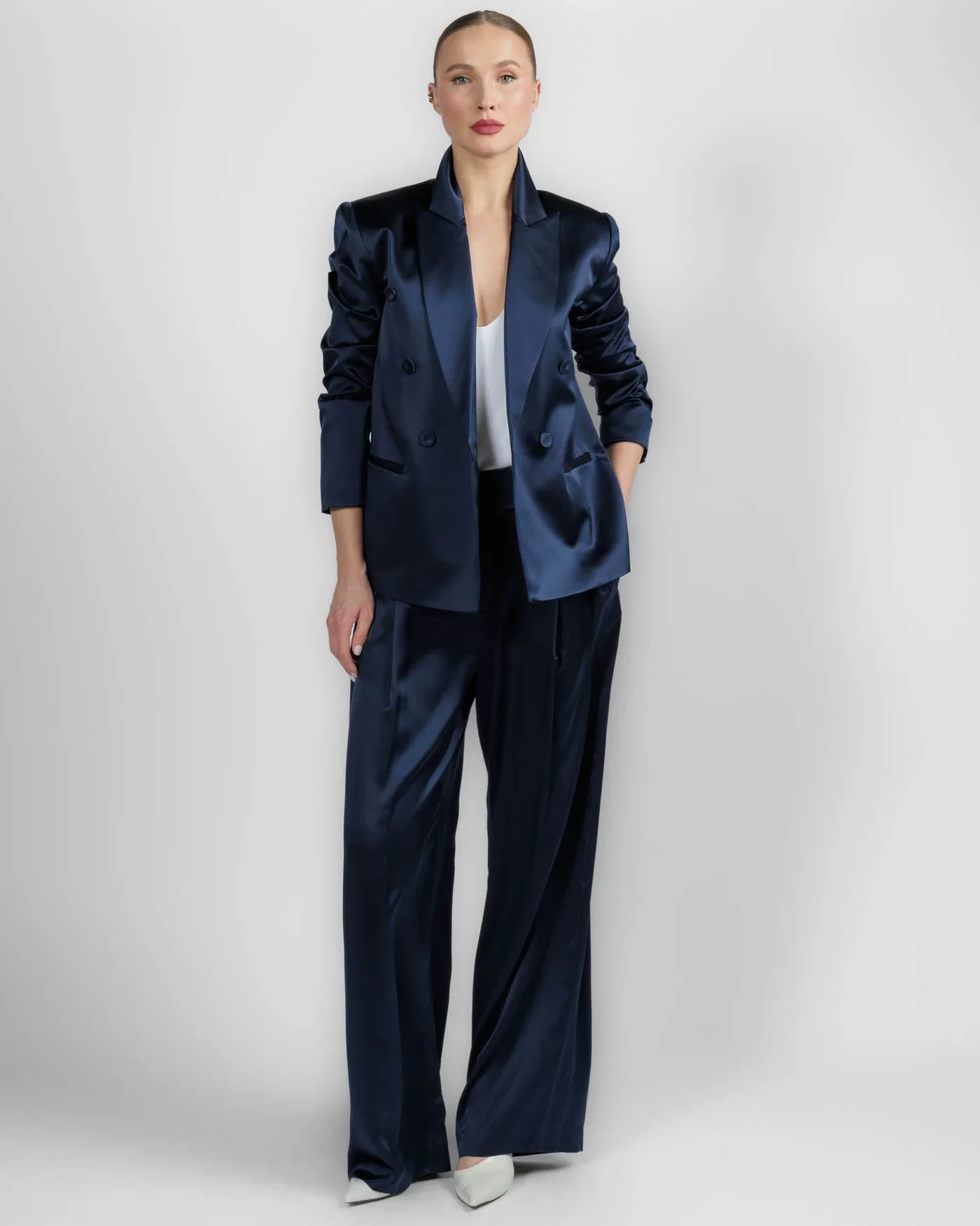 Double Breasted Blazer Space - Image 2