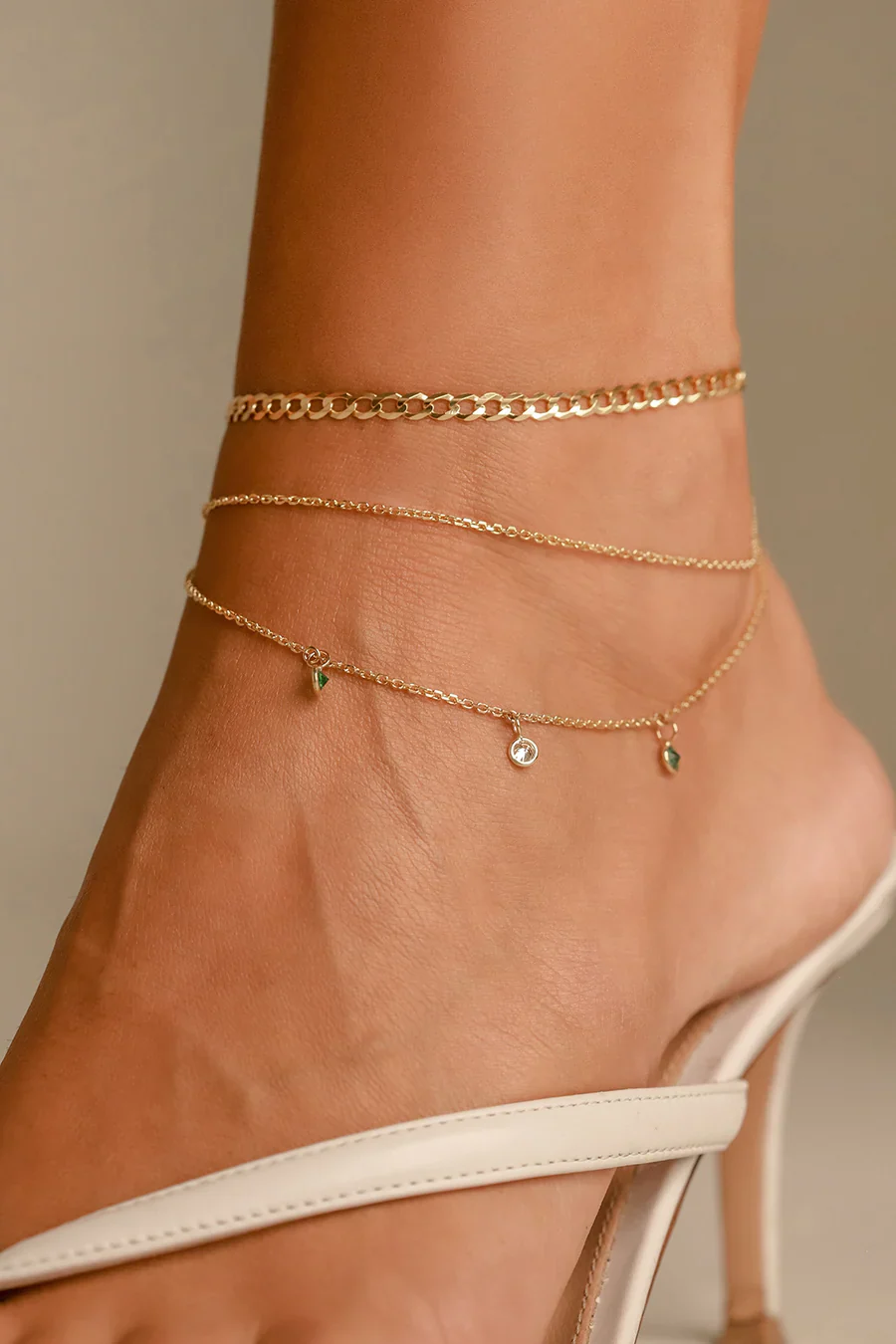 Double Chain Anklet - Image 2