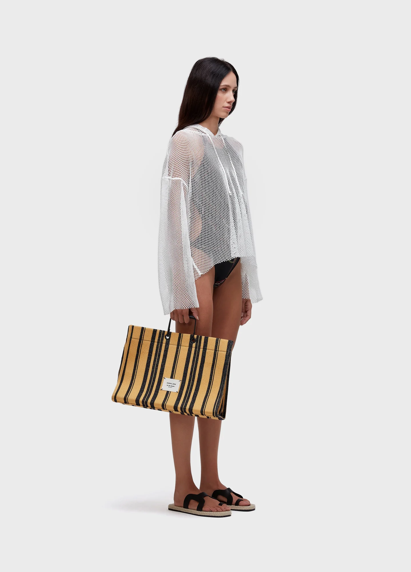 Mesh Layers Hooded Shirt - Image 3