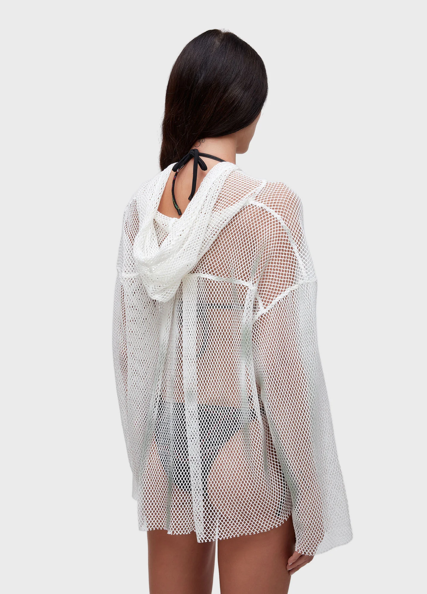 Mesh Layers Hooded Shirt - Image 4