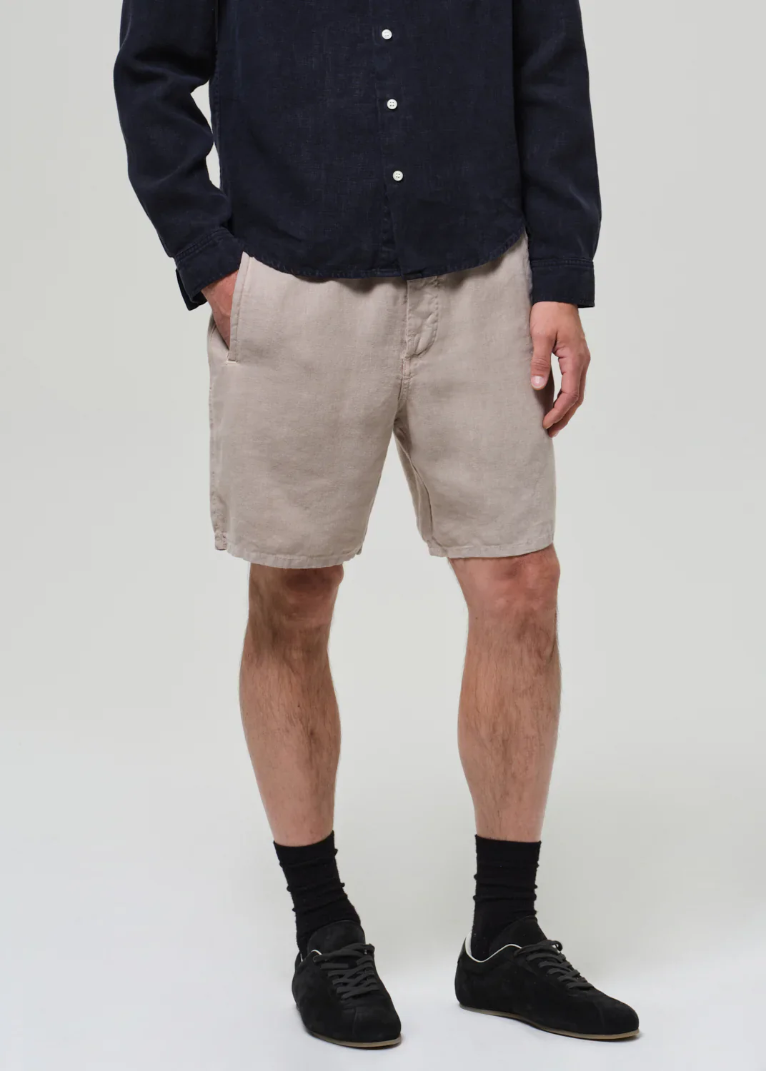 Drawstring Deck Short Wheat - Image 9