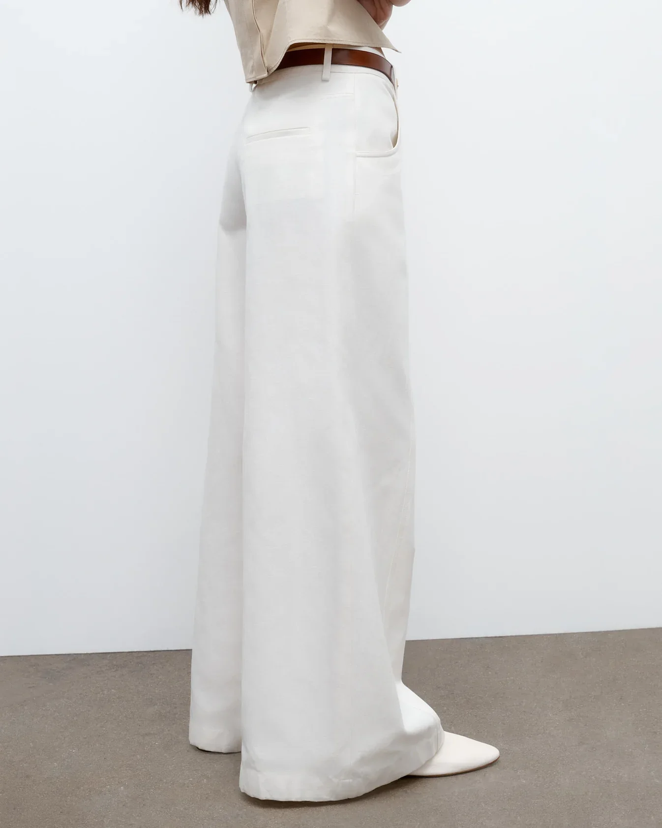 Dee's Trouser in Cotton Linen Twill - Image 3