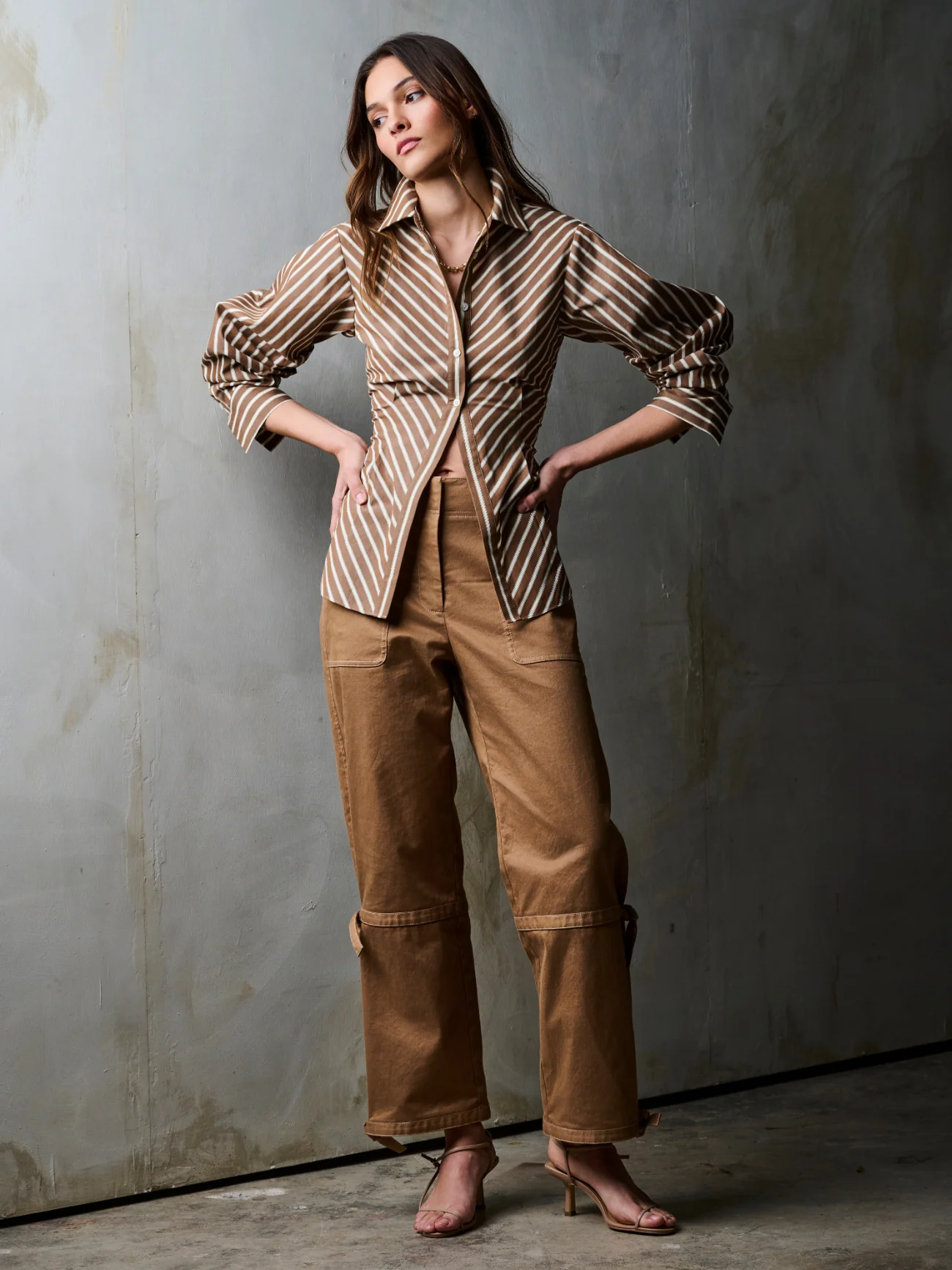 Drexel Shirt Copper Stripe - Image 2