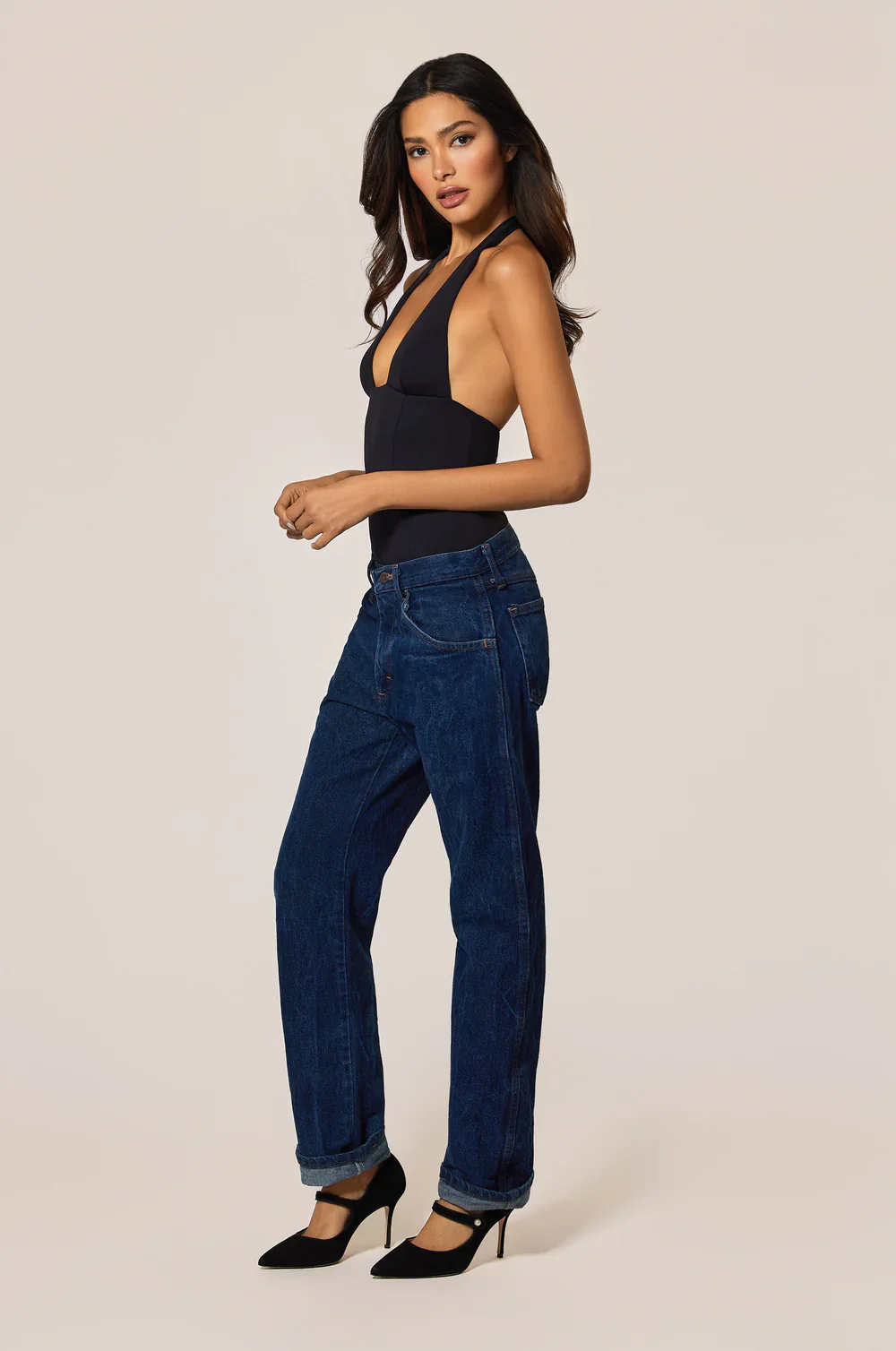 Echauffe Halter Bodysuit - Image 2