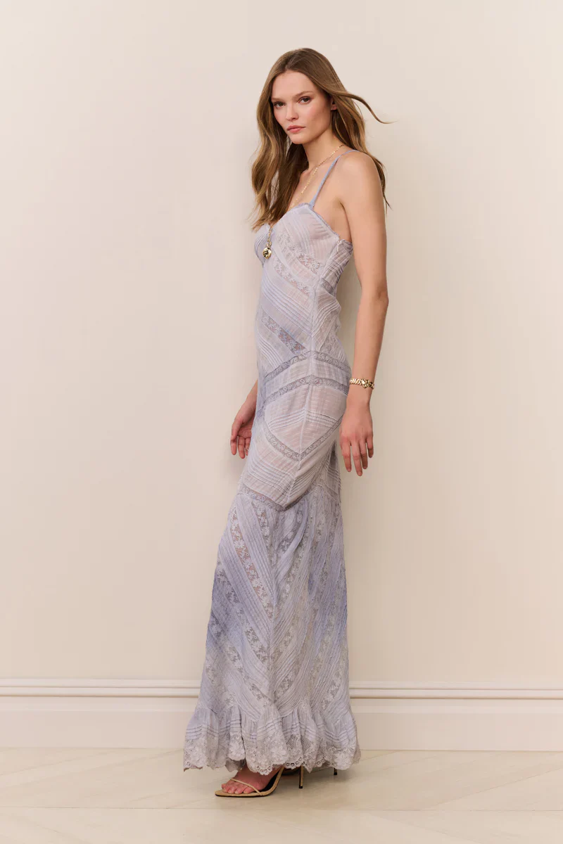 Eirene Hand-Dyed Cotton Maxi Dress - Image 3