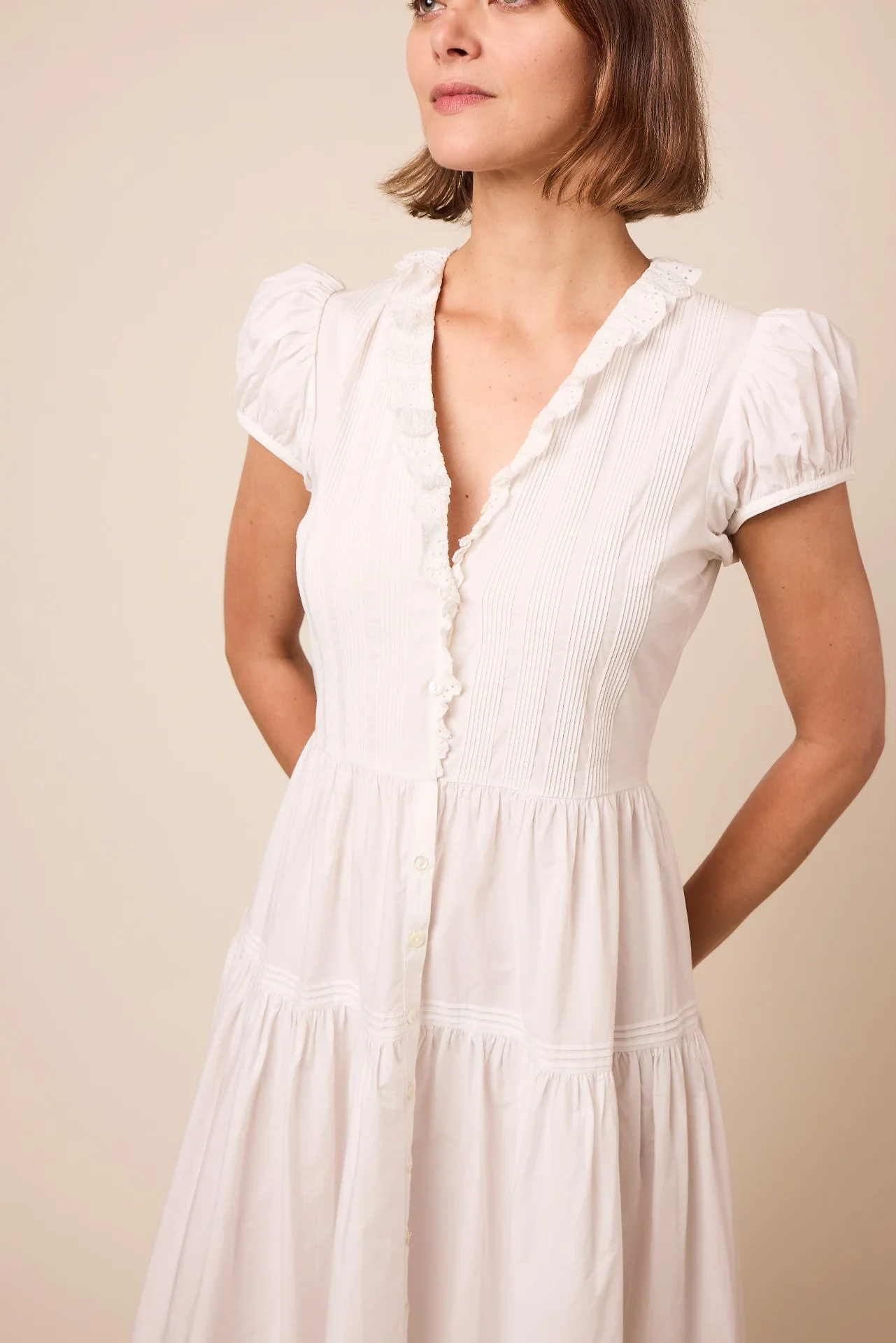 Eliette Dress Salt - Image 2
