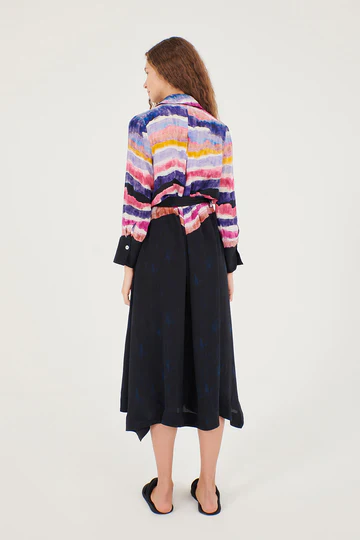 Ella Silk Shirt Dress (Final Sale) - Image 3
