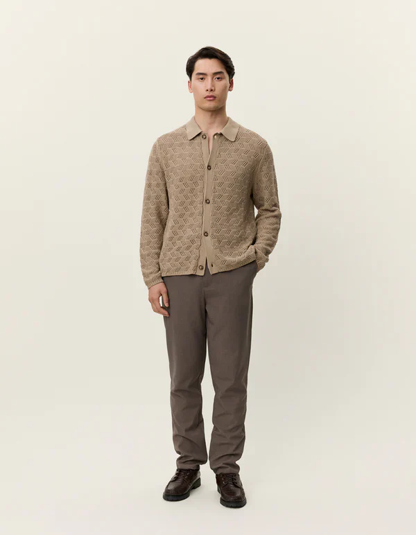 Eloi Knit Shirt Dark Sand - Image 2