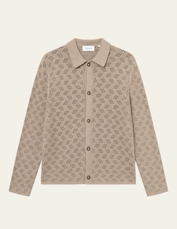 Eloi Knit Shirt Dark Sand - Image 4