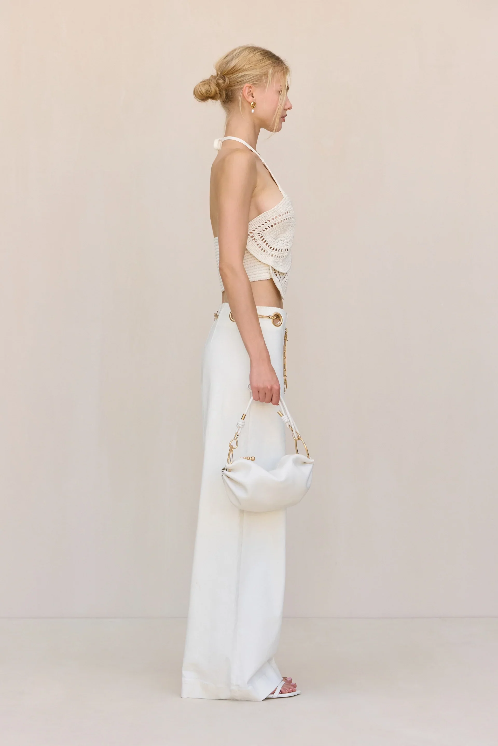 Emelia Crochet Top Off White - Image 2