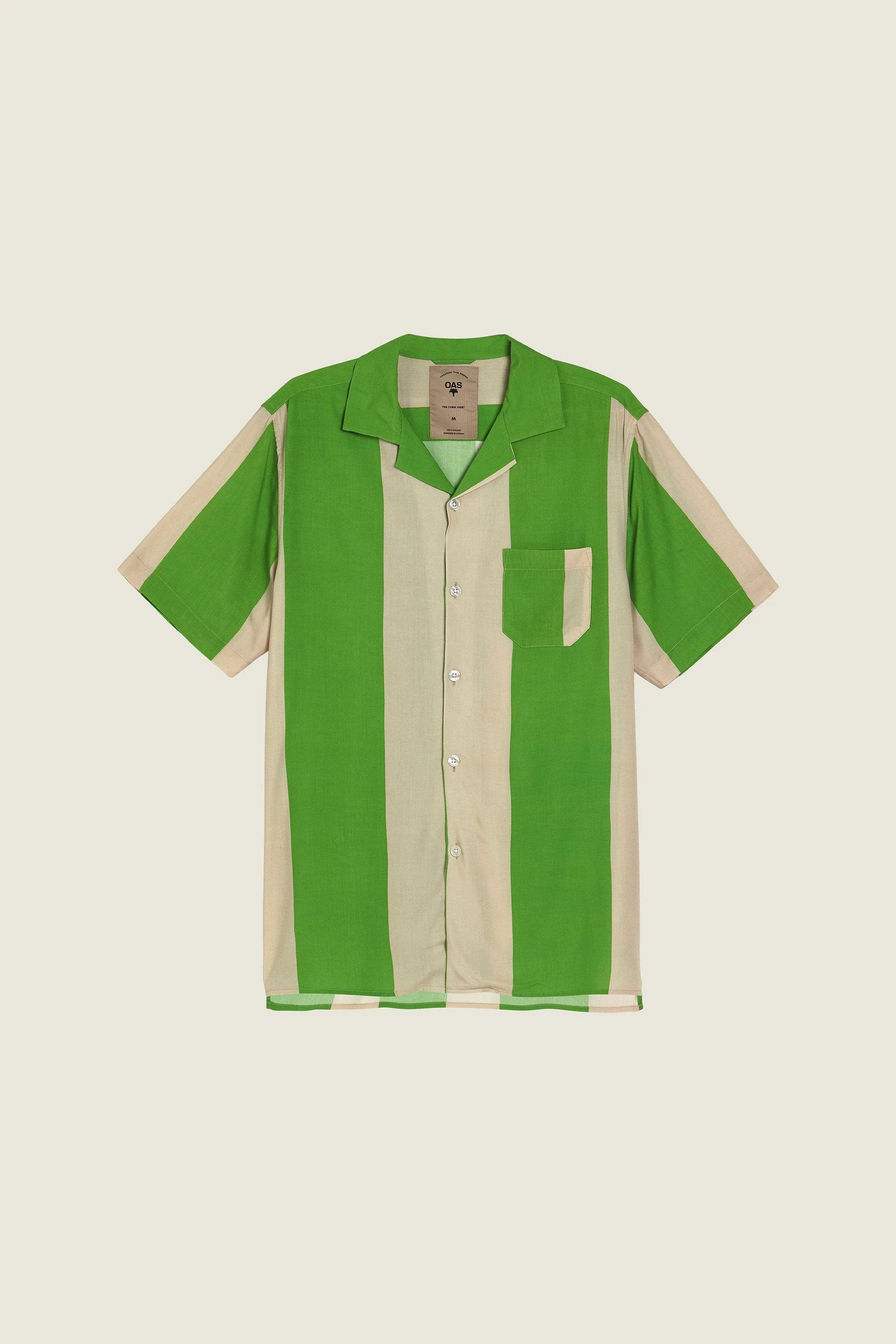 Emerald Stripe Viscose Shirt (Final Sale) - Image 4