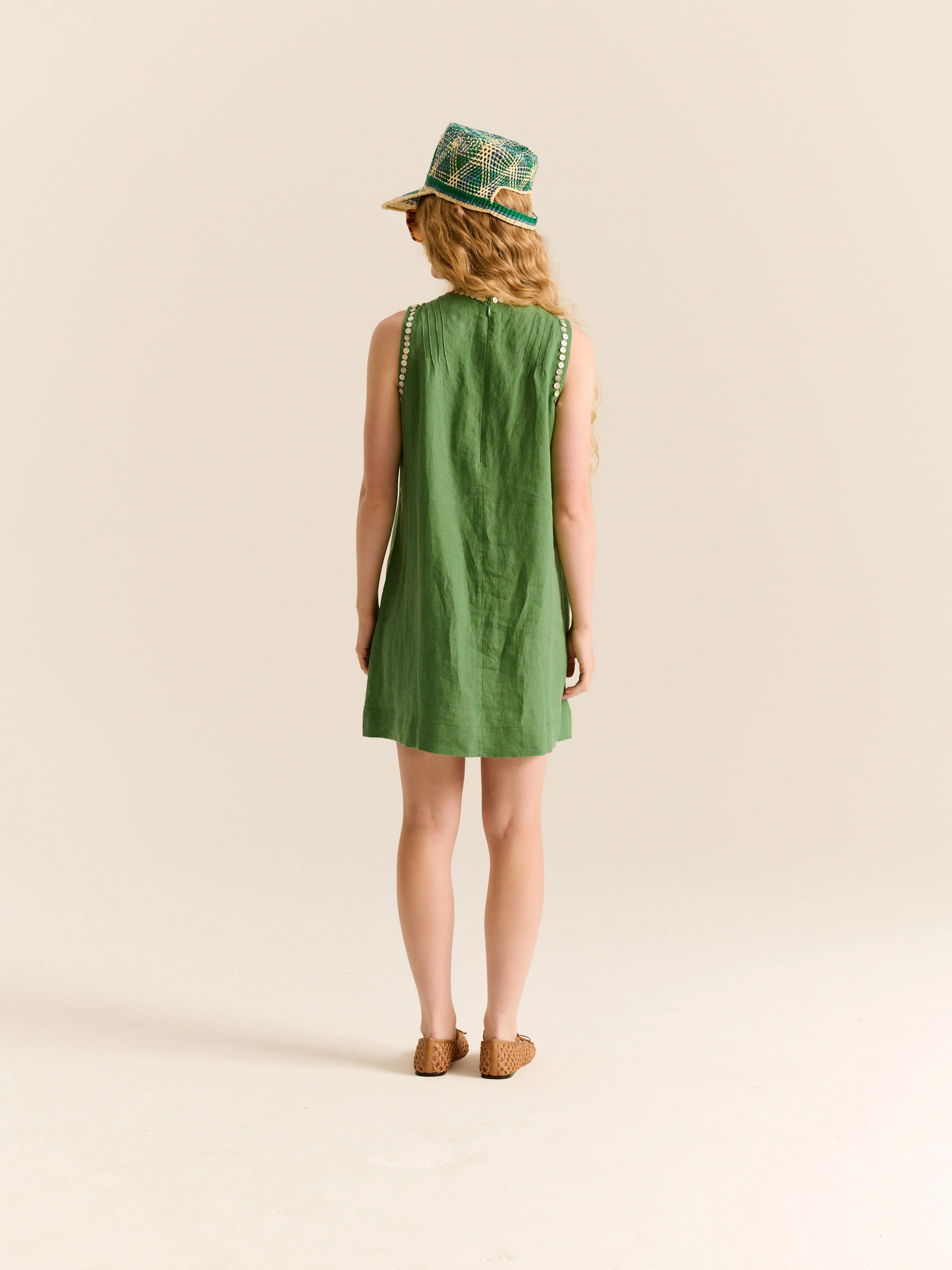 Eva Dress Green Leaf - Image 3