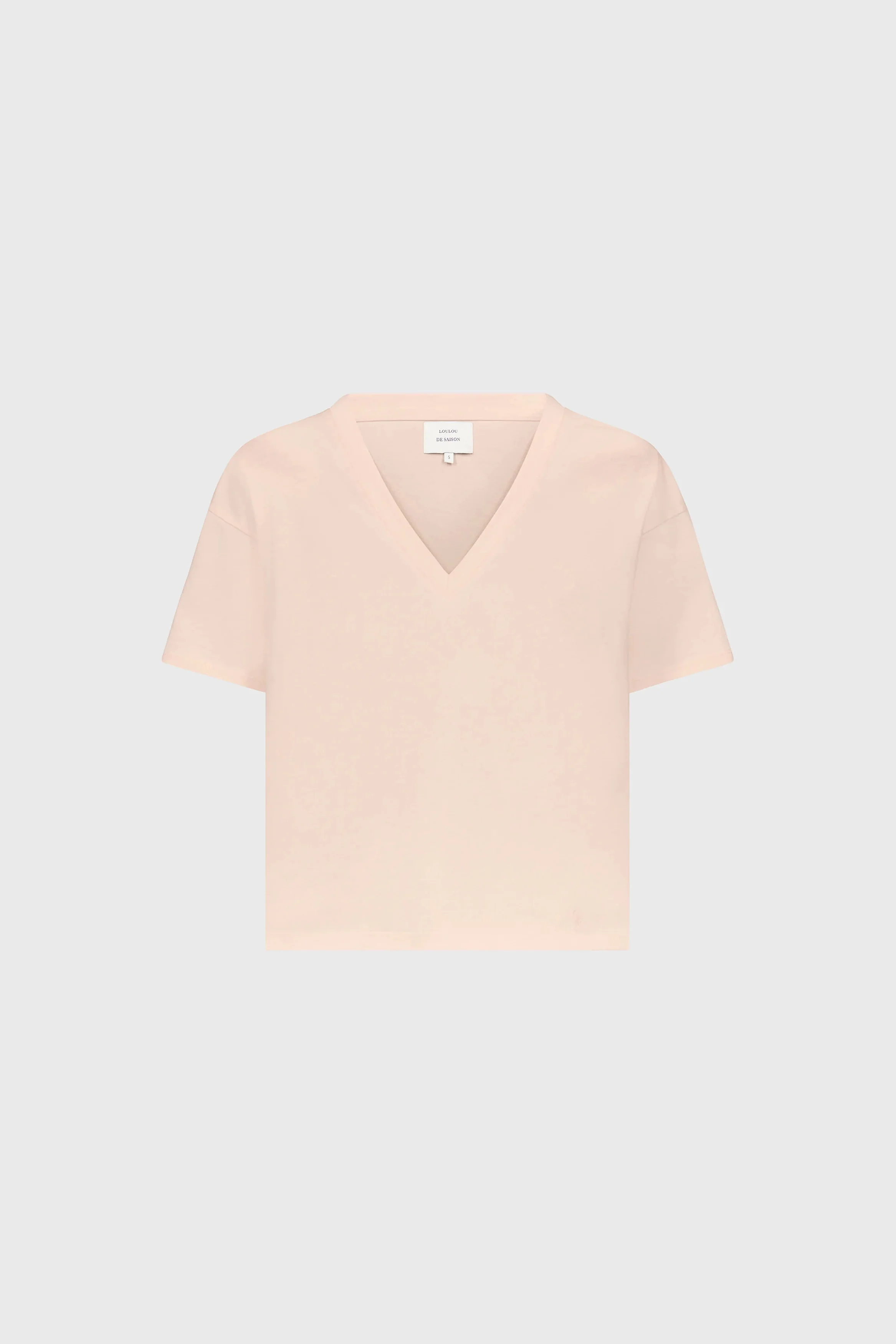 Faaa Lds V Neck T-Shirt Cream Rose - Image 3