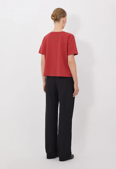 FAAA LDS V Neck T-Shirt Red - Image 4