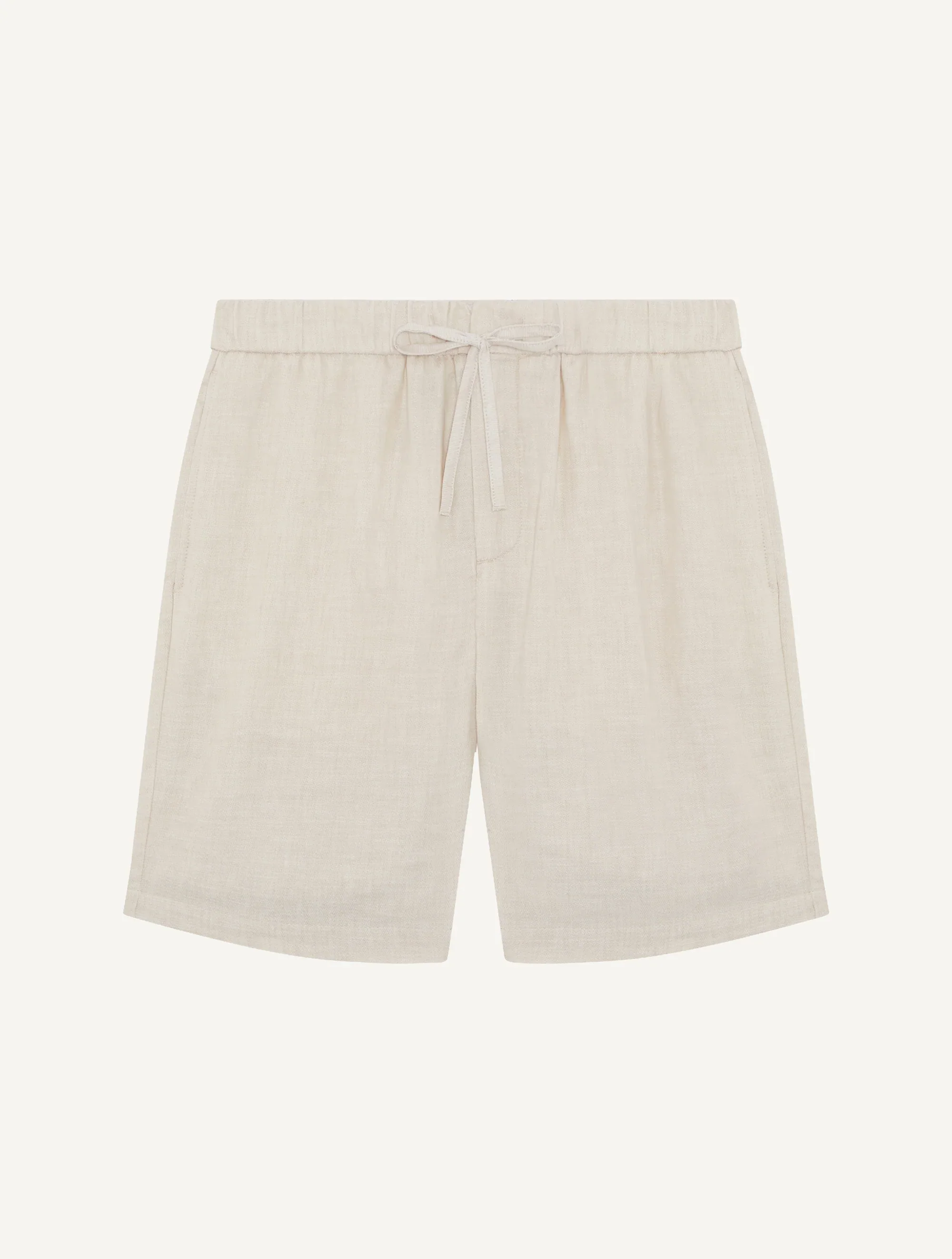 Felipe Linen Shorts Sand - Image 4