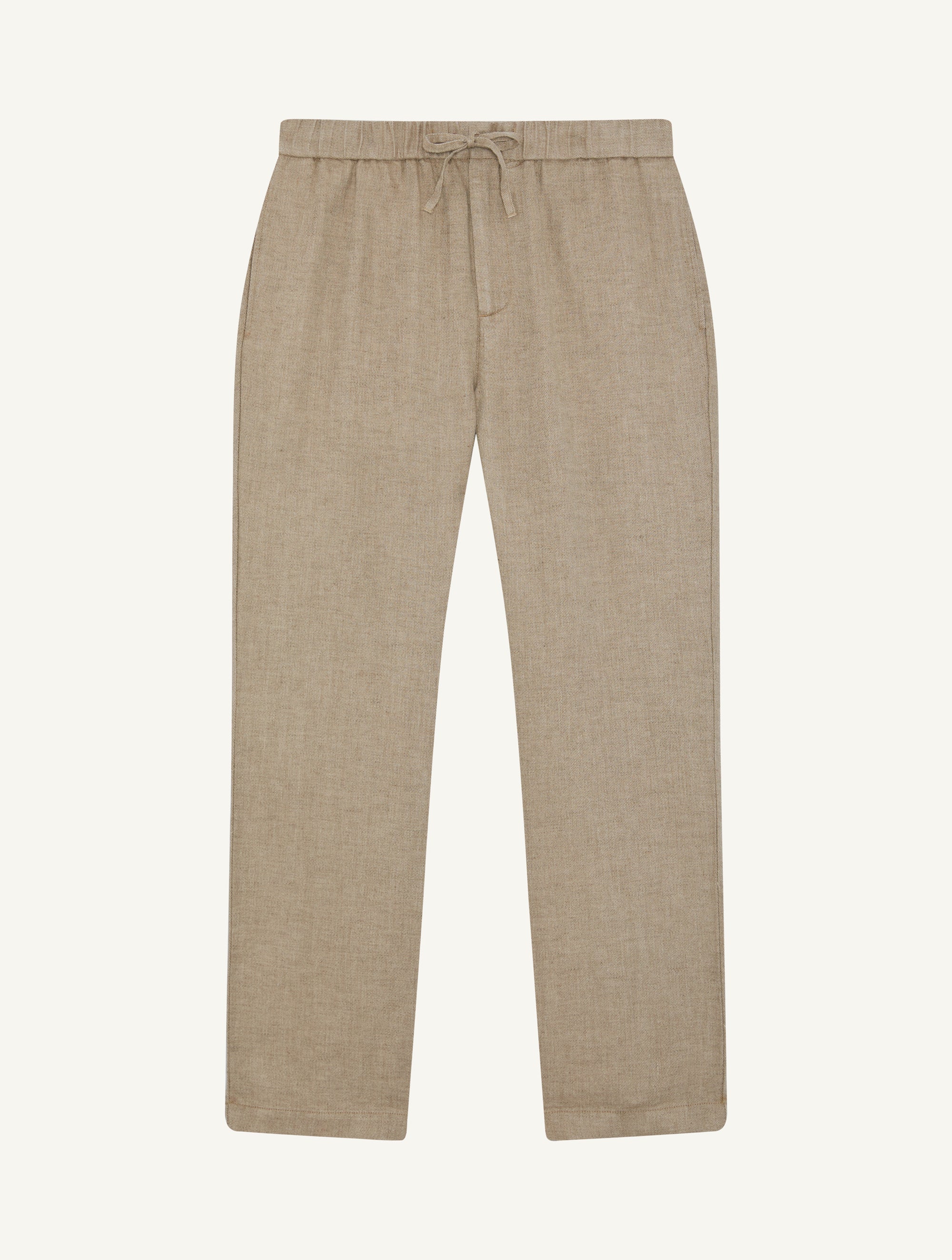 Oscar Linen Chinos Khaki - Image 5