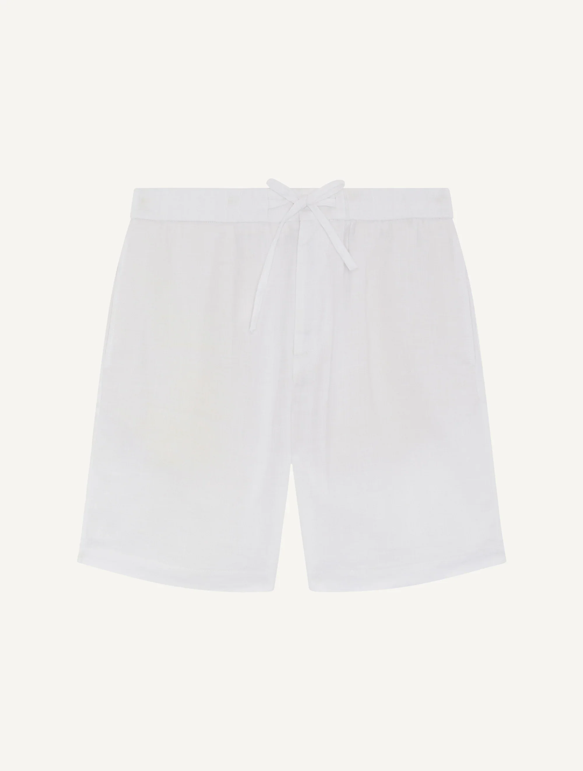 Felipe Linen Shorts White - Image 4