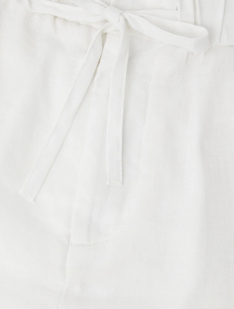 Felipe Linen Shorts White - Image 5