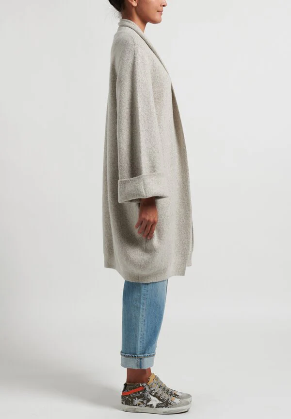 Felted Wide Coat Hazel - Image 4
