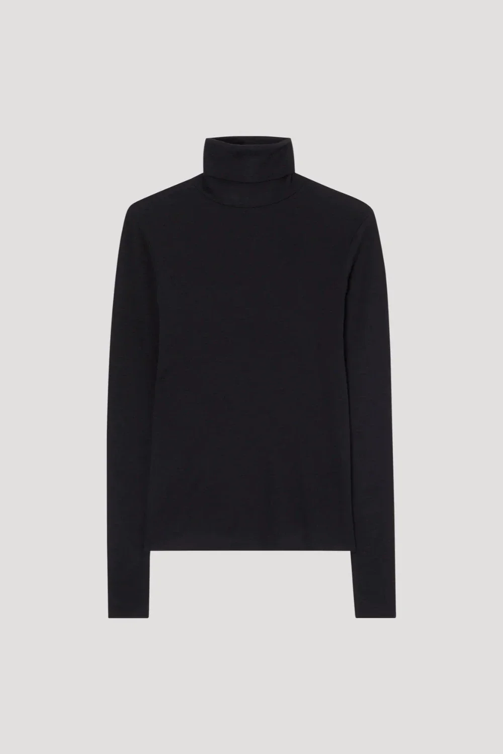 Fine Merino Turtleneck Black - Image 3