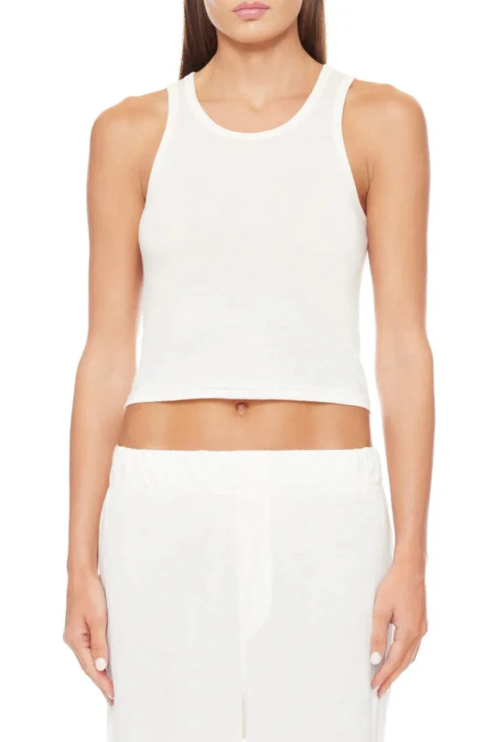 Fitted Tank Ivory