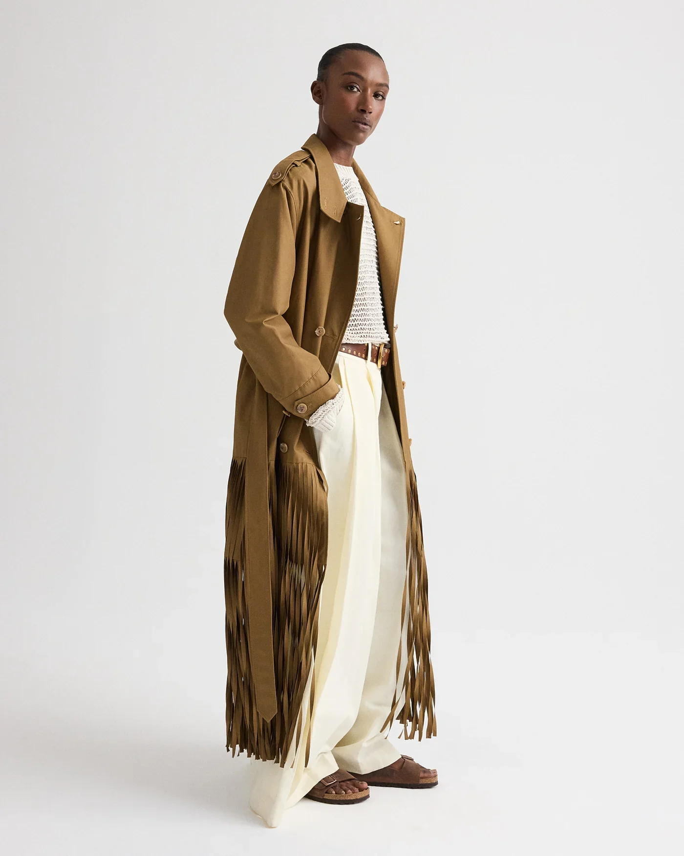 Fringe Benefit Coat in Water Repellent Twill - Image 2