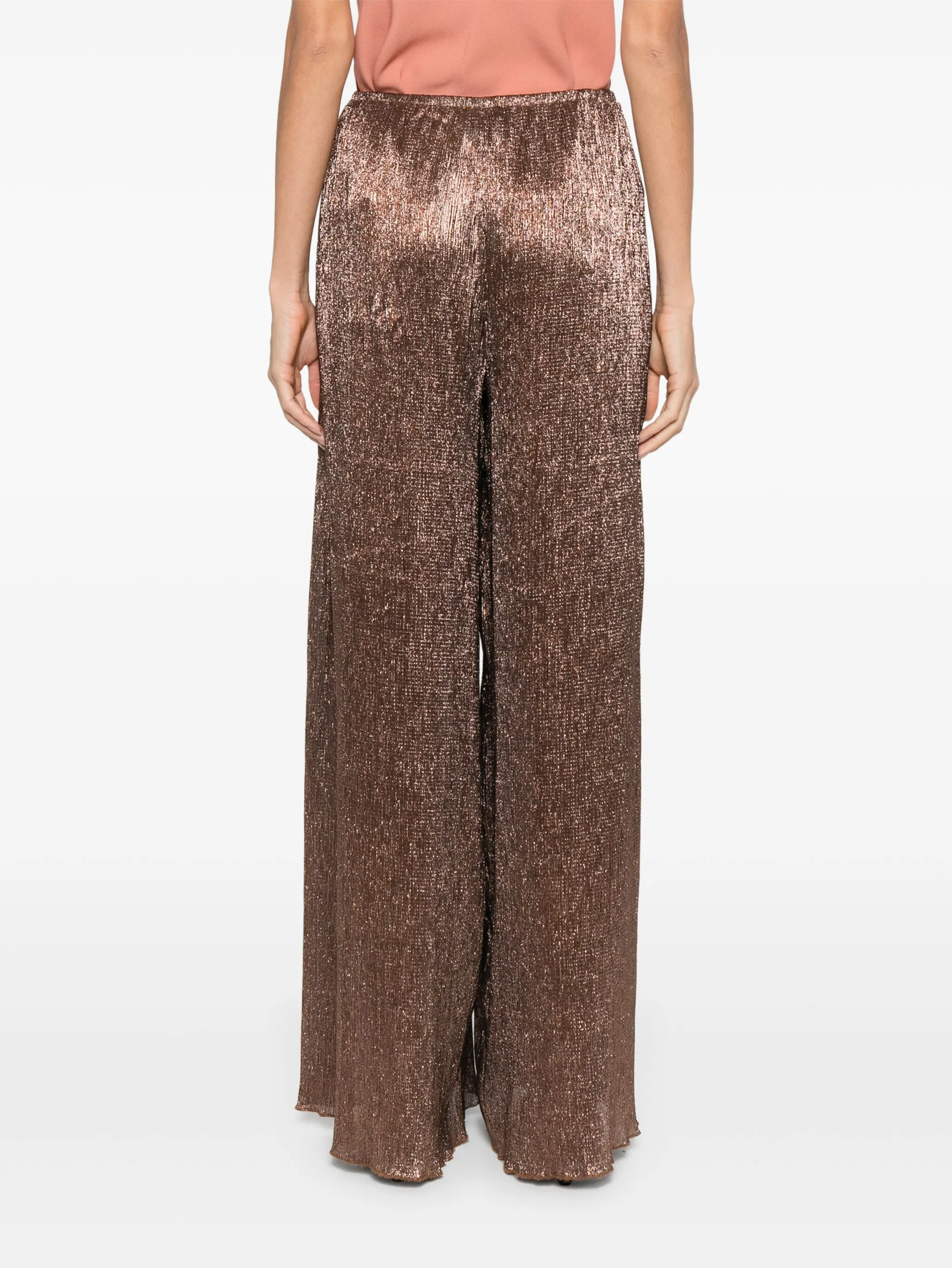 Froisse Lame Regular Waist Palazzo Pants (Final Sale) - Image 3