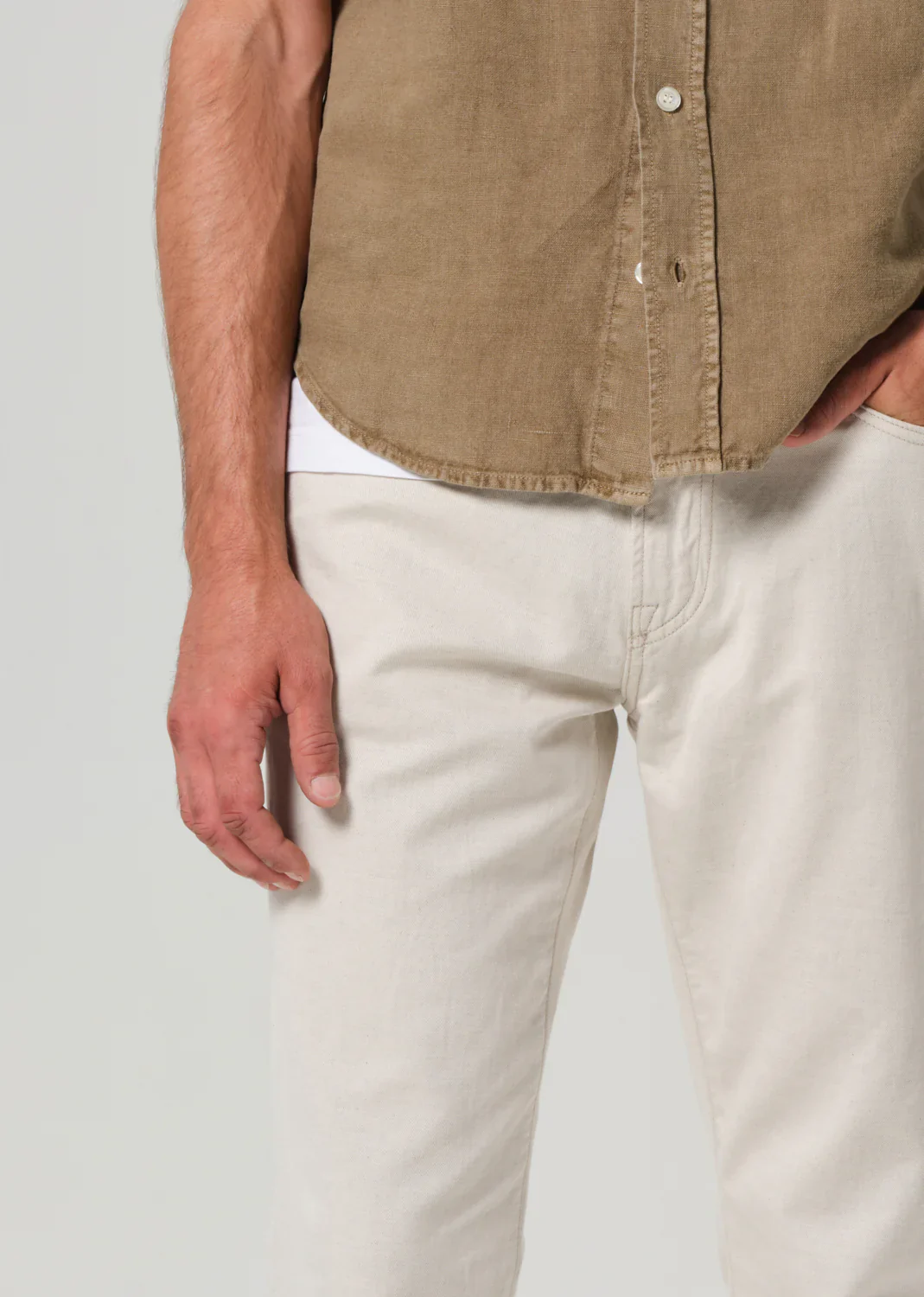 Elijah Relaxed Straight Linen Jeans - Image 6