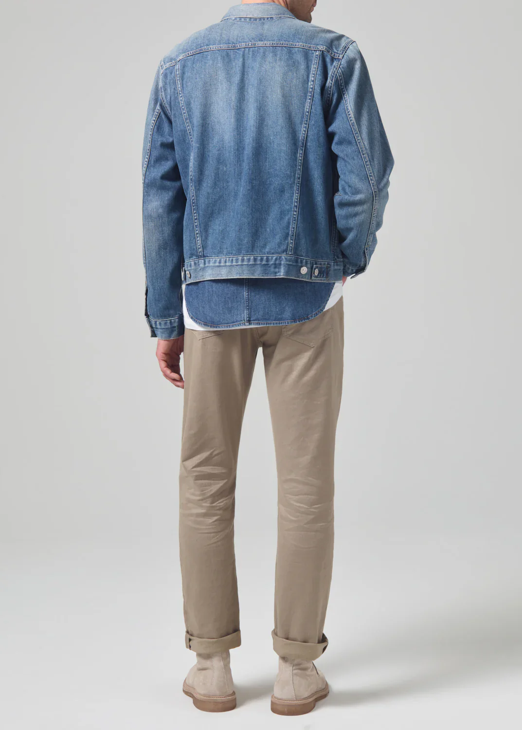 Gage Slim Straight Stretch Linen Dune (Final Sale) - Image 4